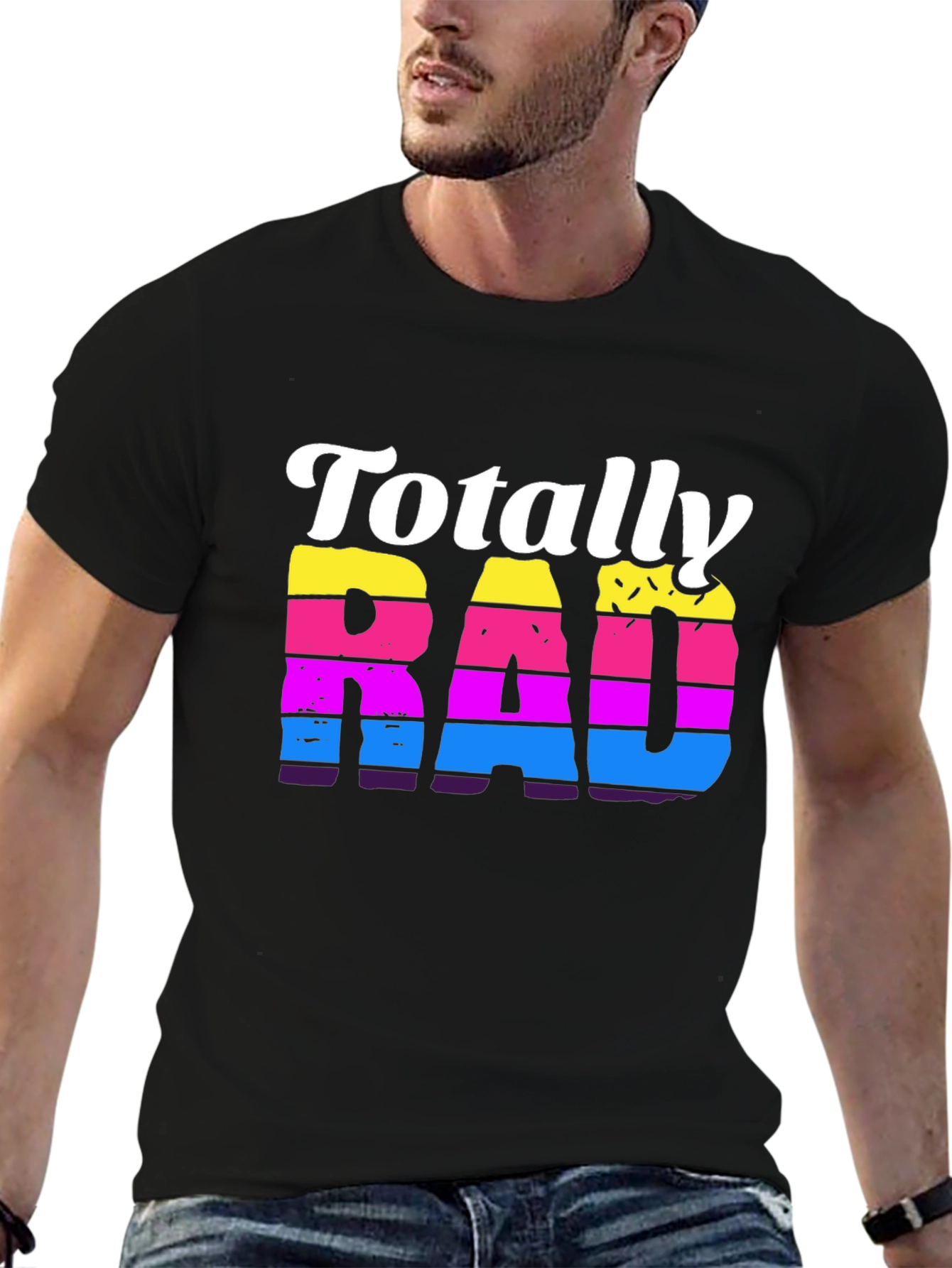 Totally Rad Retro Graphic Tee - 80s Style