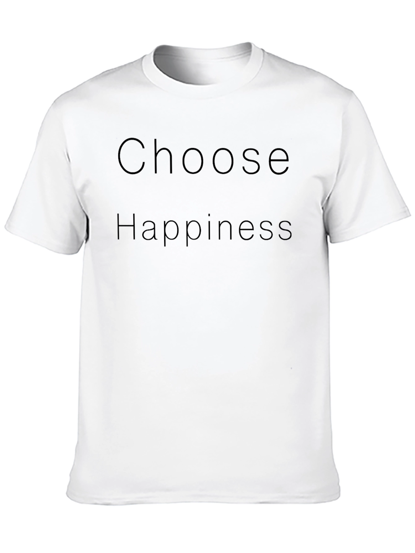 Choose Happiness T-Shirt - Black Mens