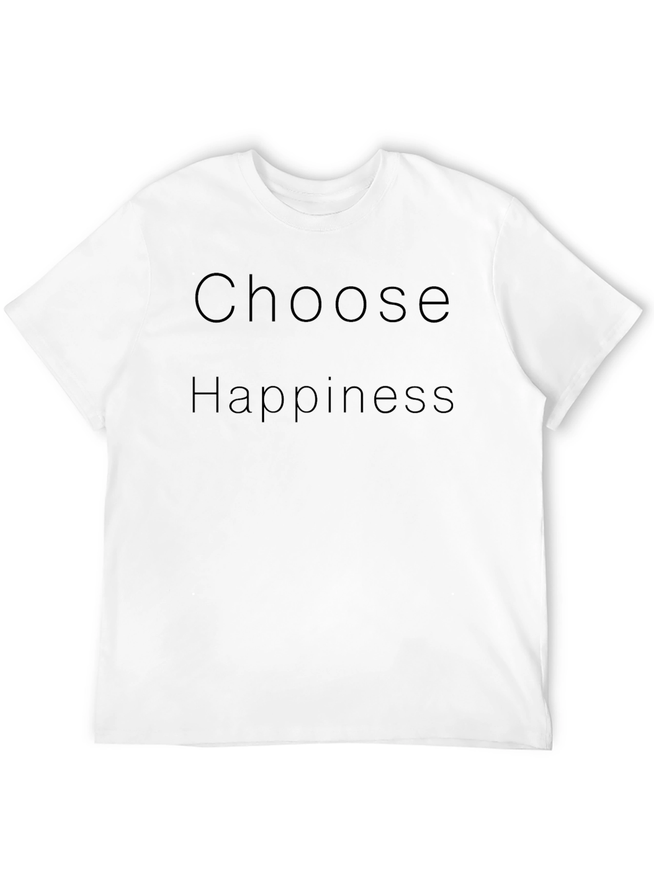 Choose Happiness T-Shirt - Black Mens