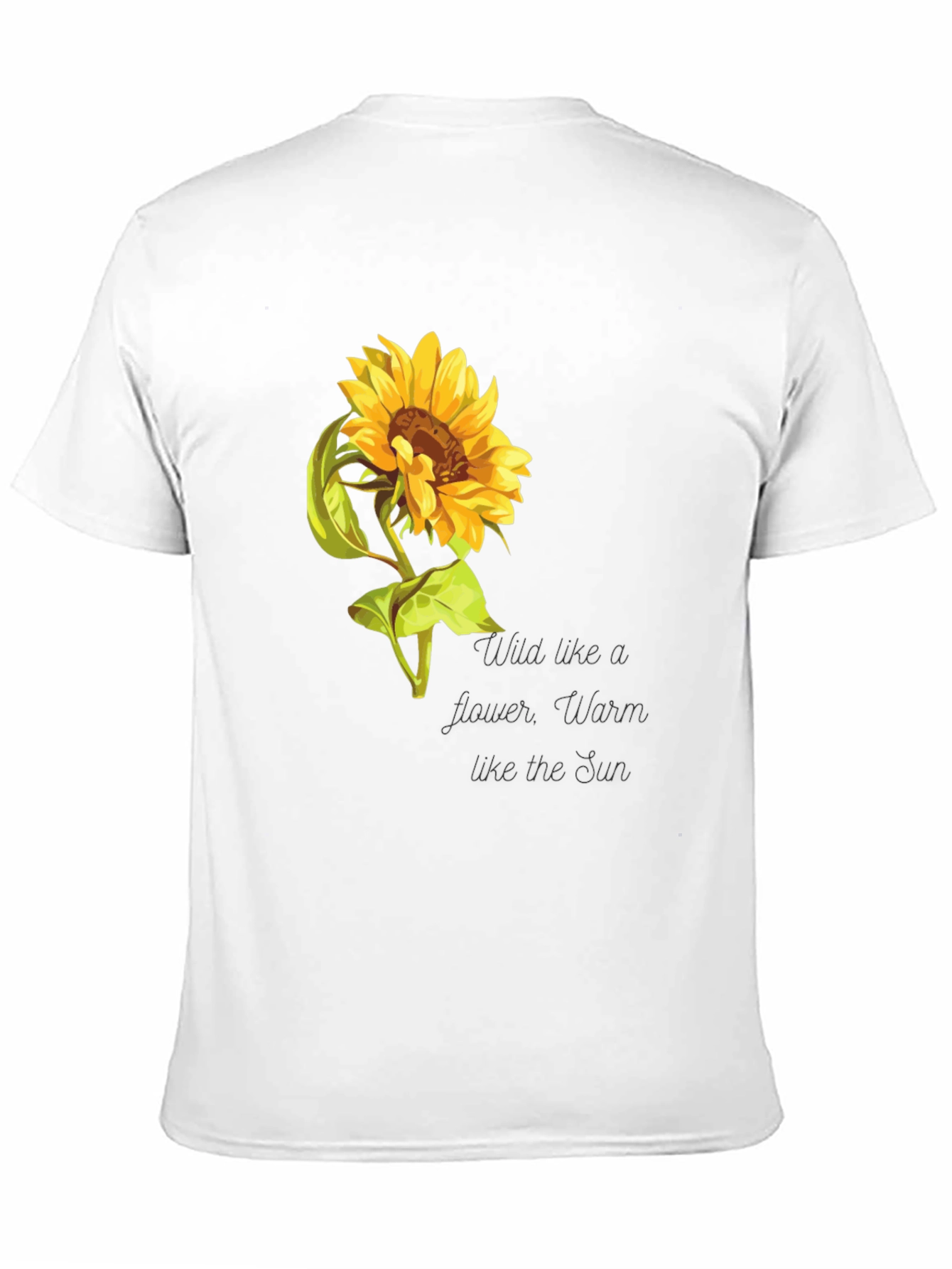 Sunflower Graphic Print Crew Neck Tee