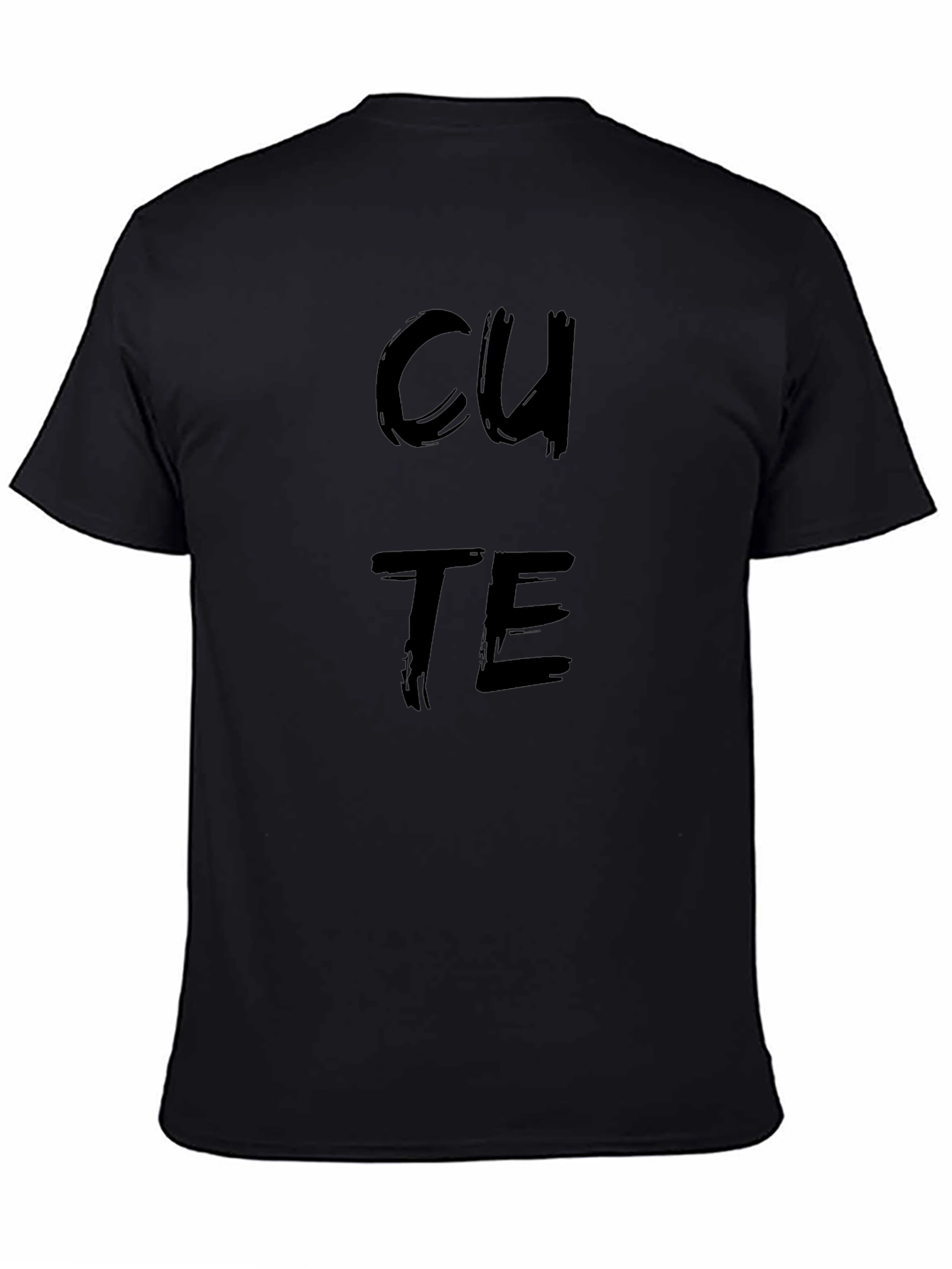 Cute Black Graphic Tee