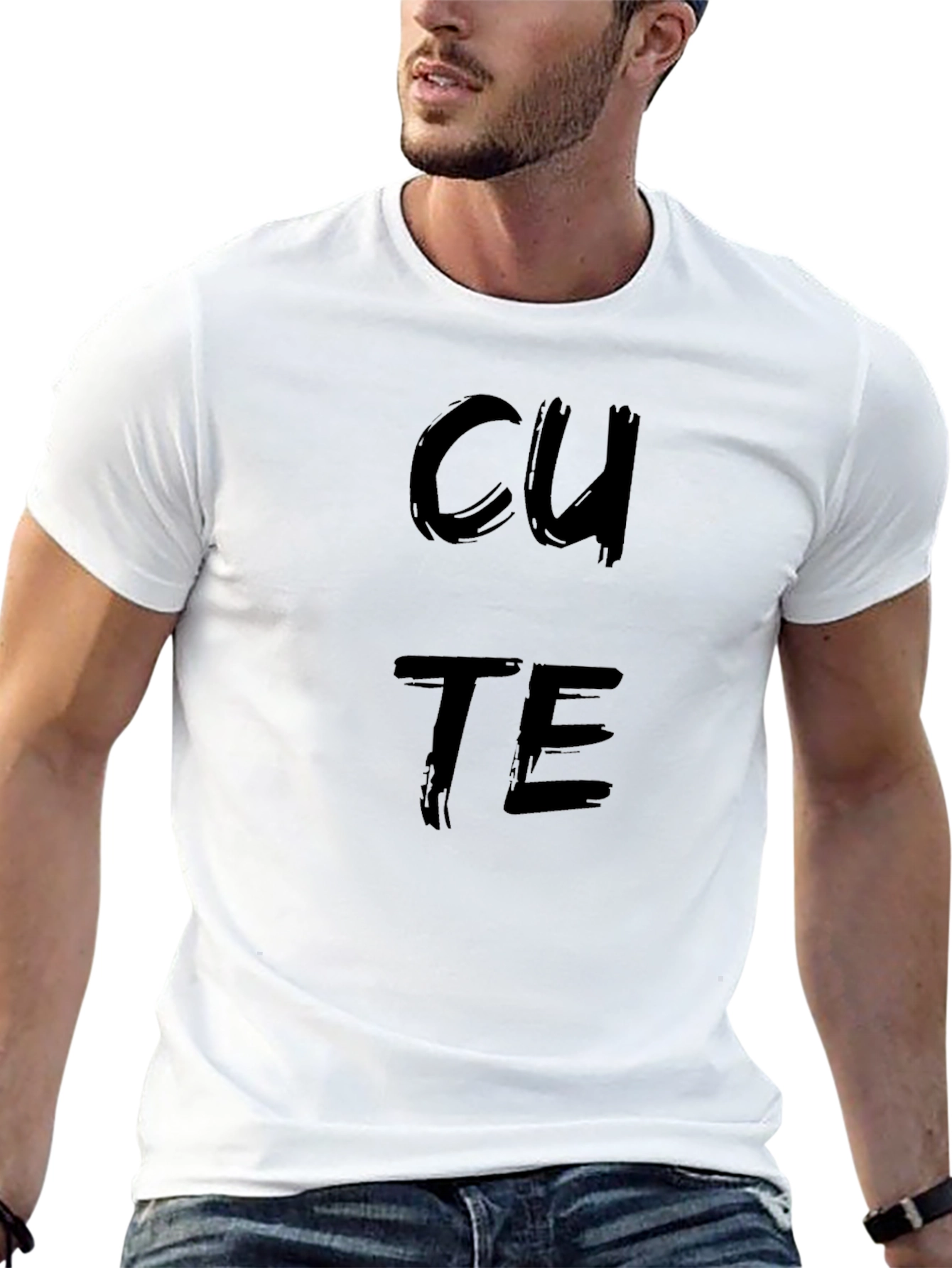 Cute Black Graphic Tee