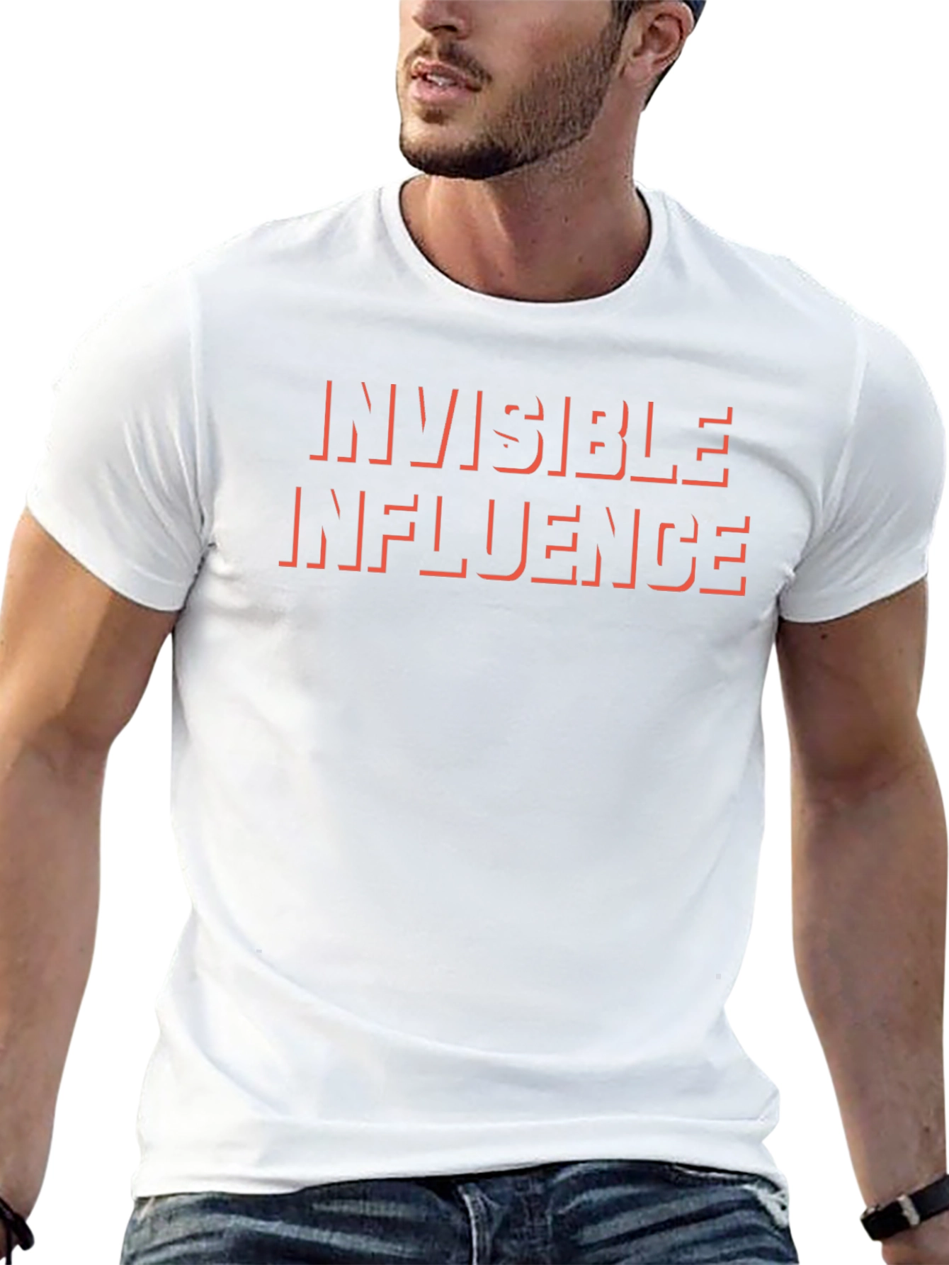 Invisible Influence Graphic Tee - Black