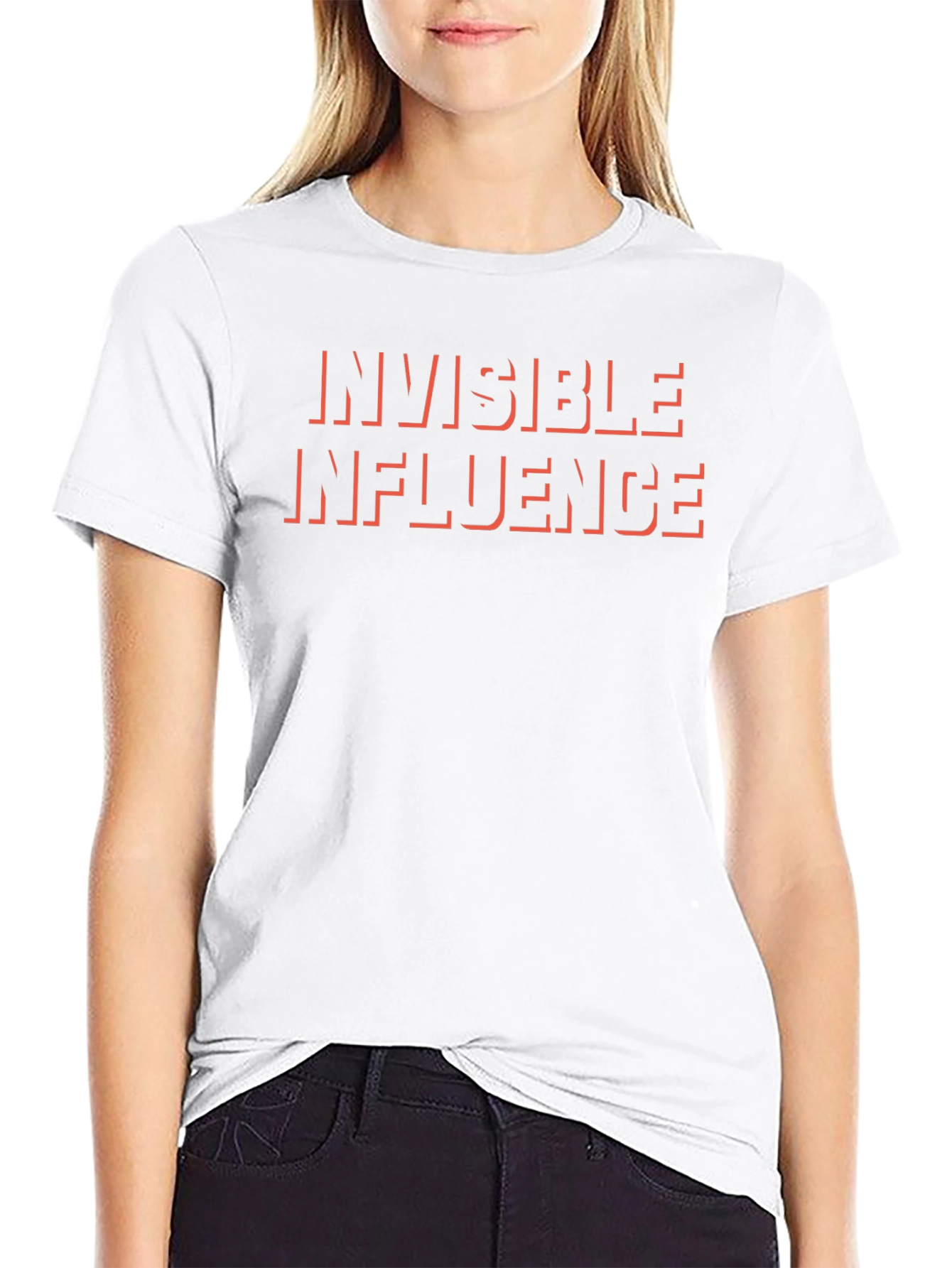 Invisible Influence Graphic Tee - Black