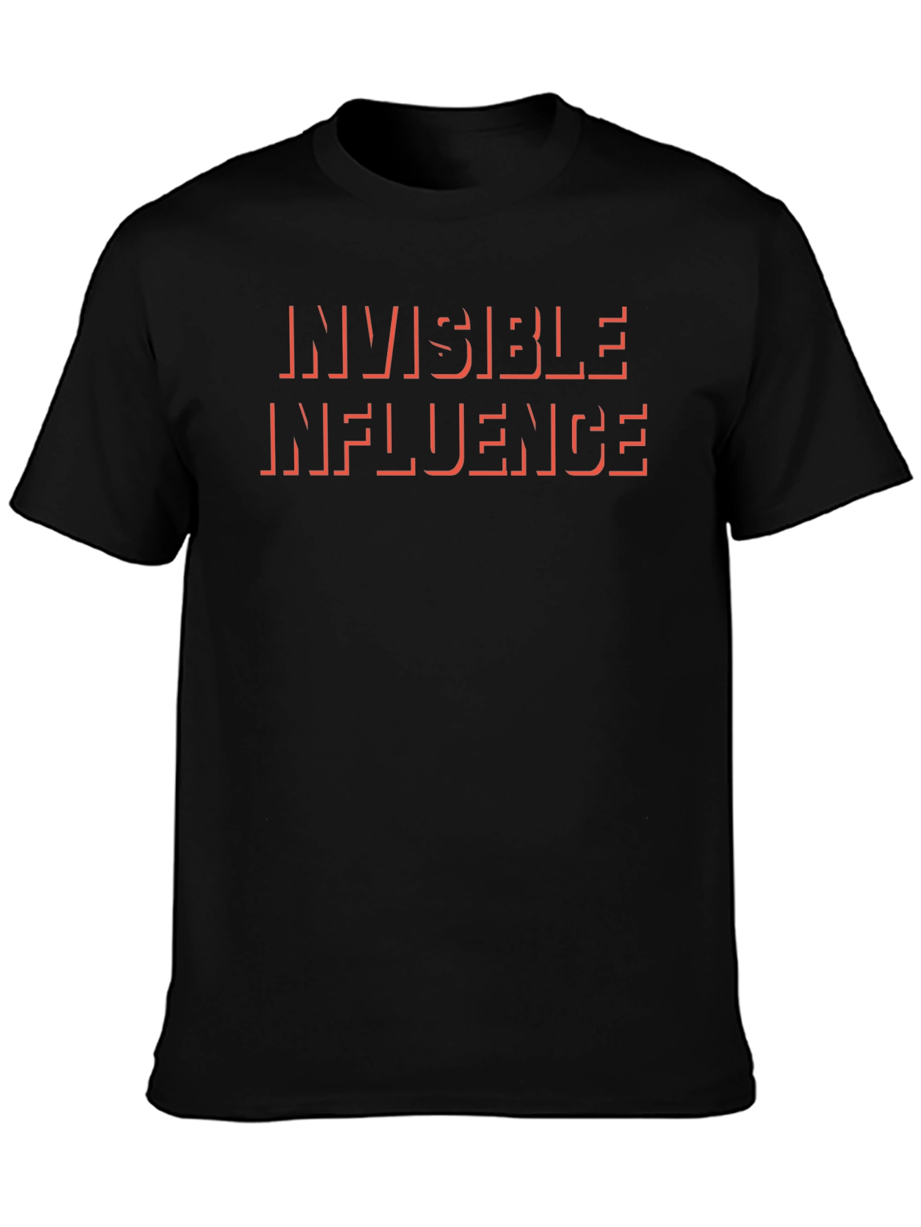Invisible Influence Graphic Tee - Black