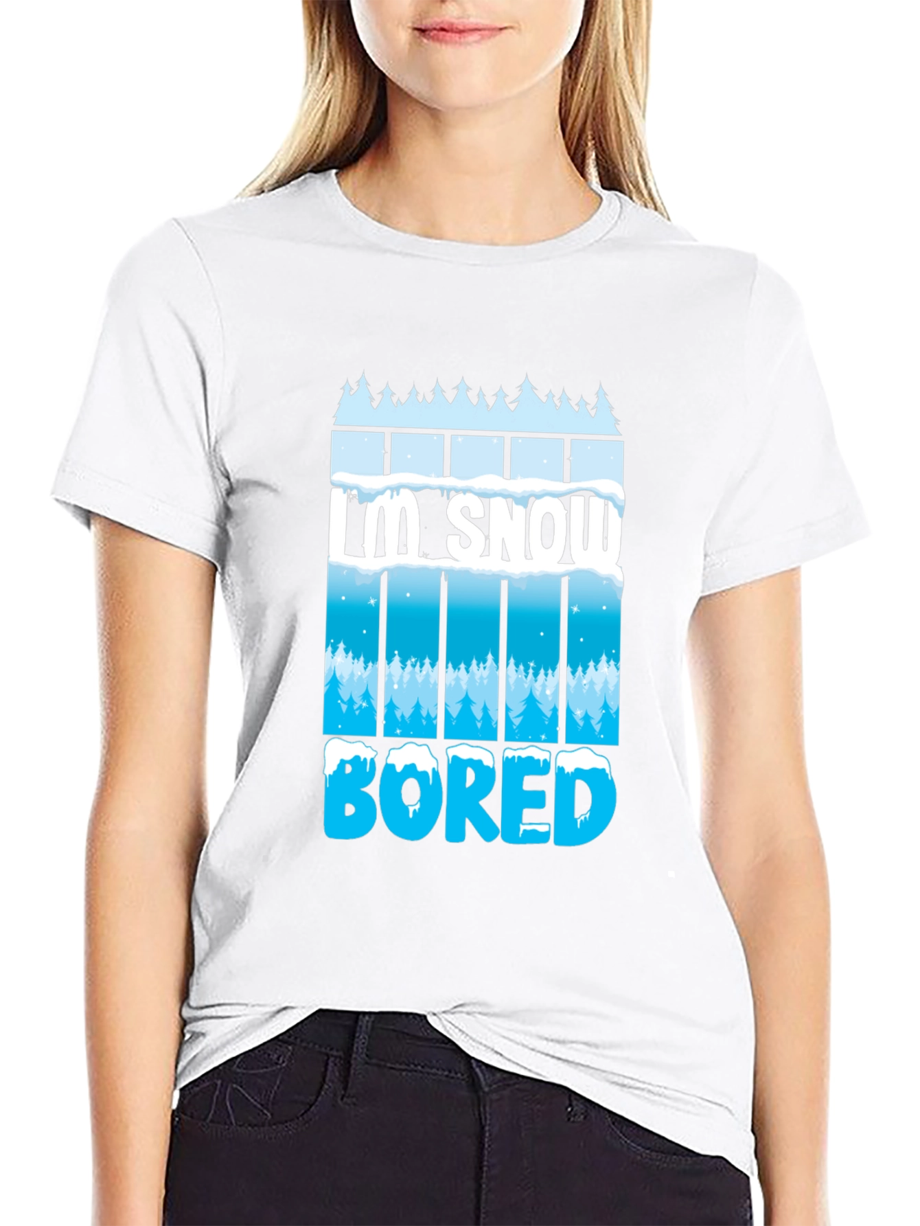 Im Snow Bored T-Shirt - Winter Fun Tee