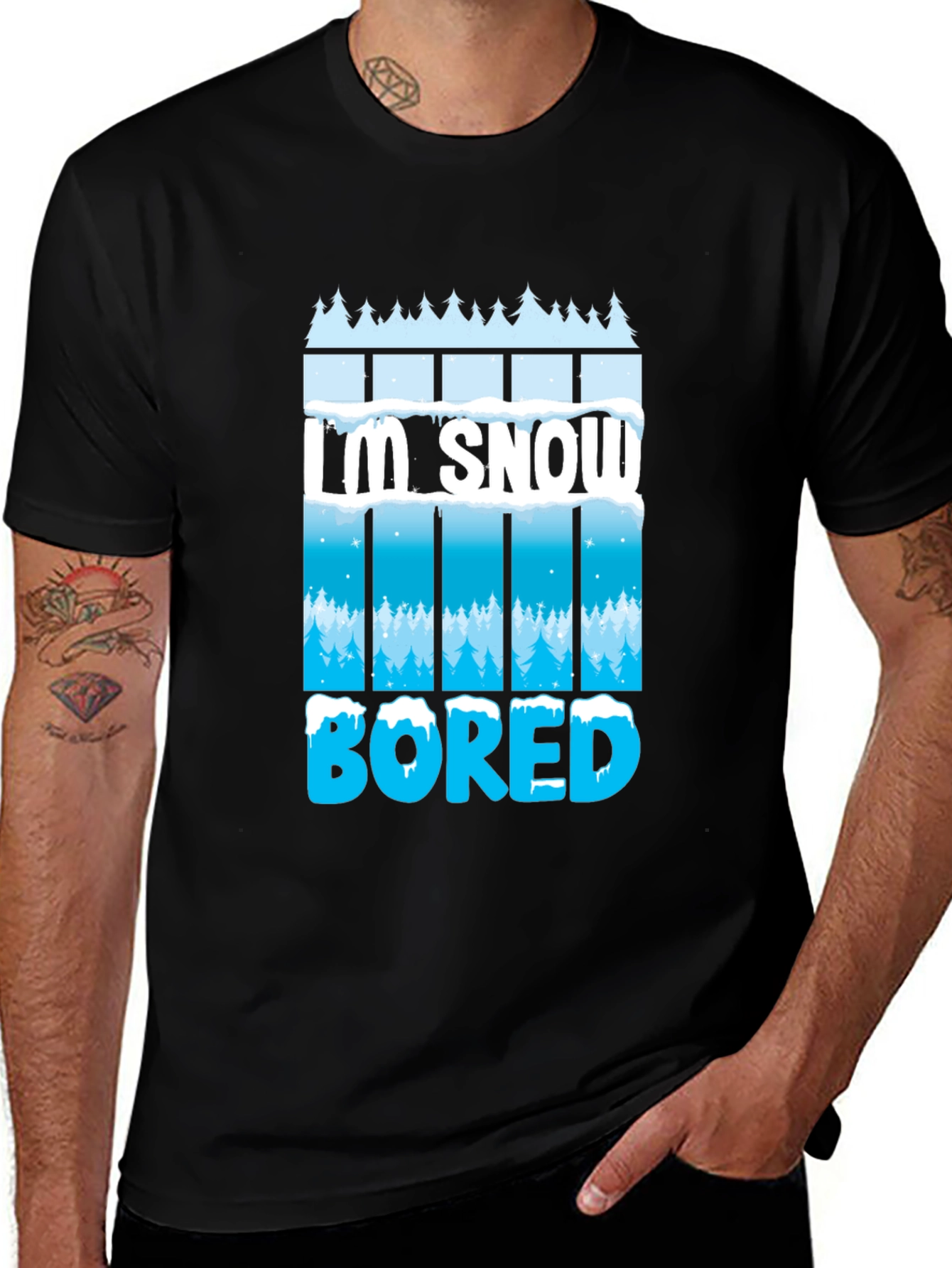 Im Snow Bored T-Shirt - Winter Fun Tee