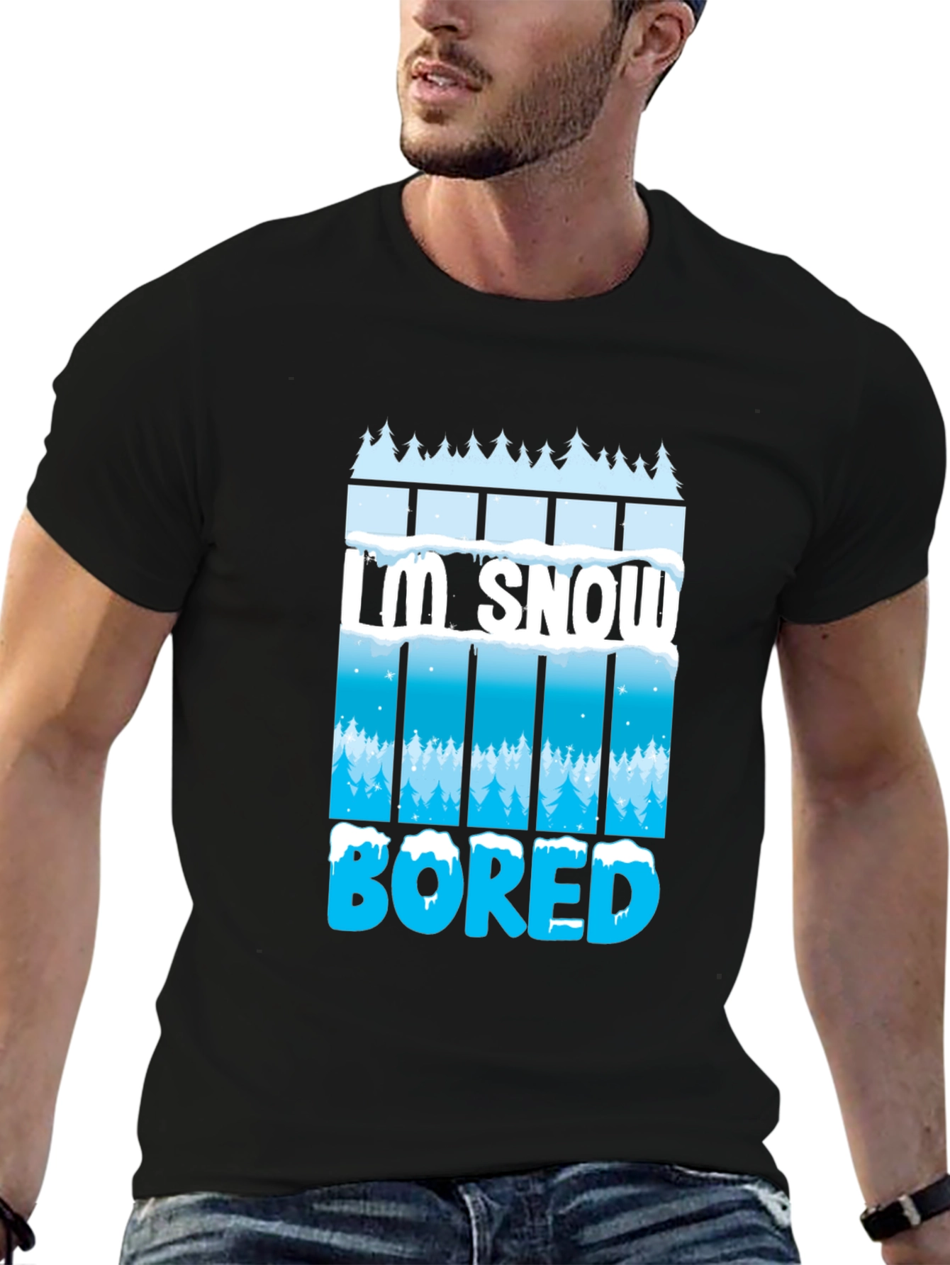 Im Snow Bored T-Shirt - Winter Fun Tee