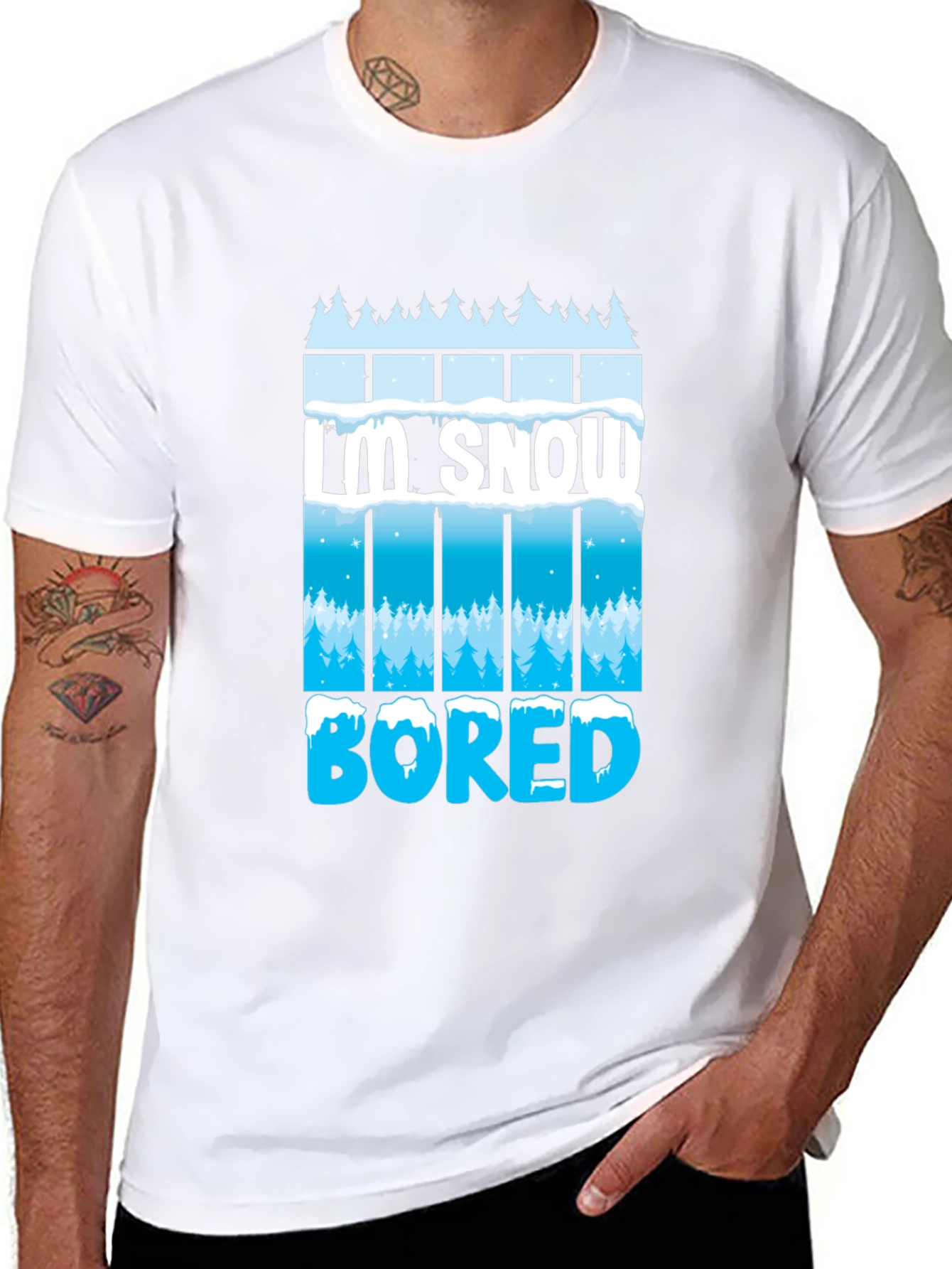 Im Snow Bored T-Shirt - Winter Fun Tee