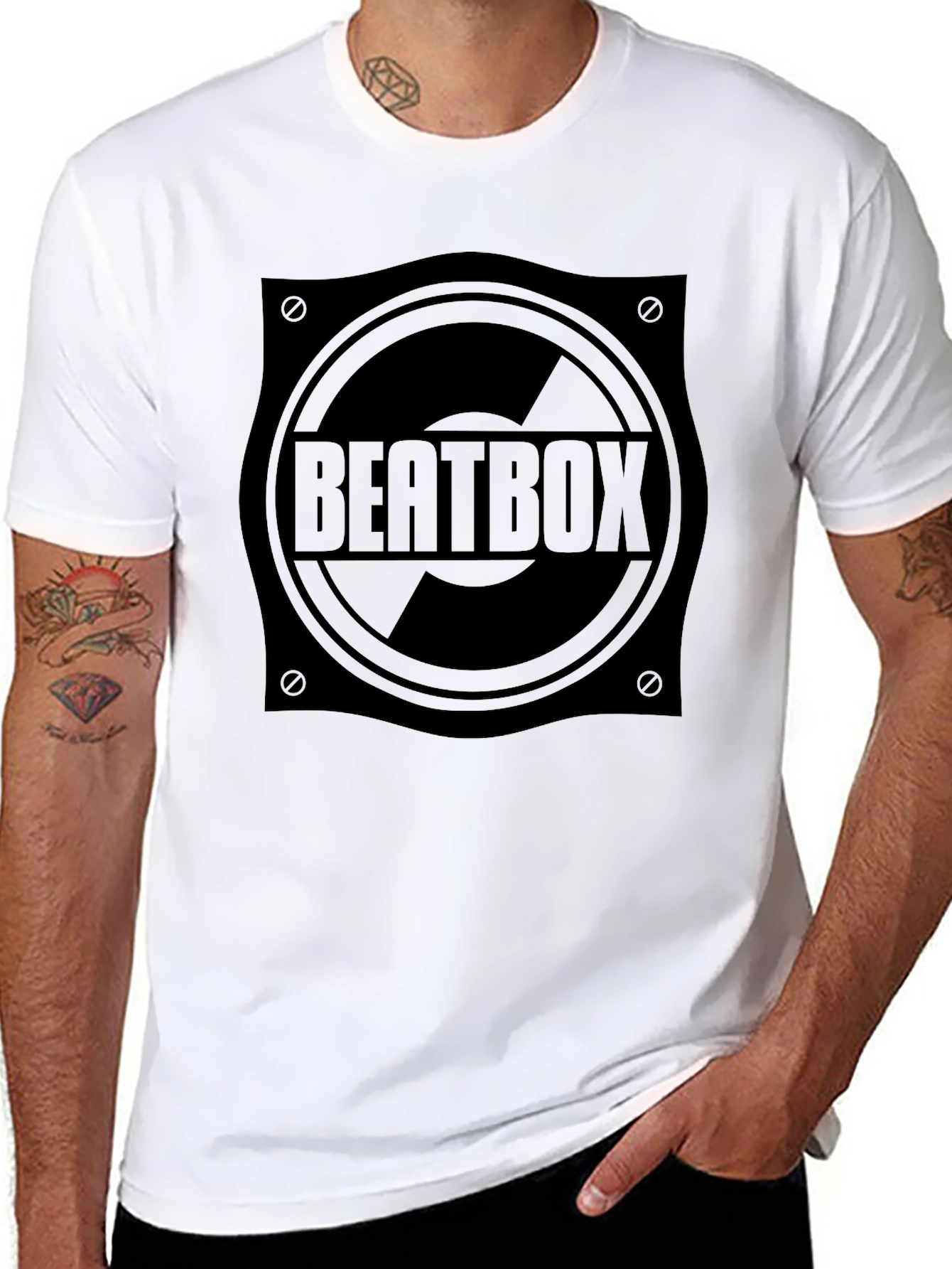 Beatbox Graphic Tee - Cool Music Design