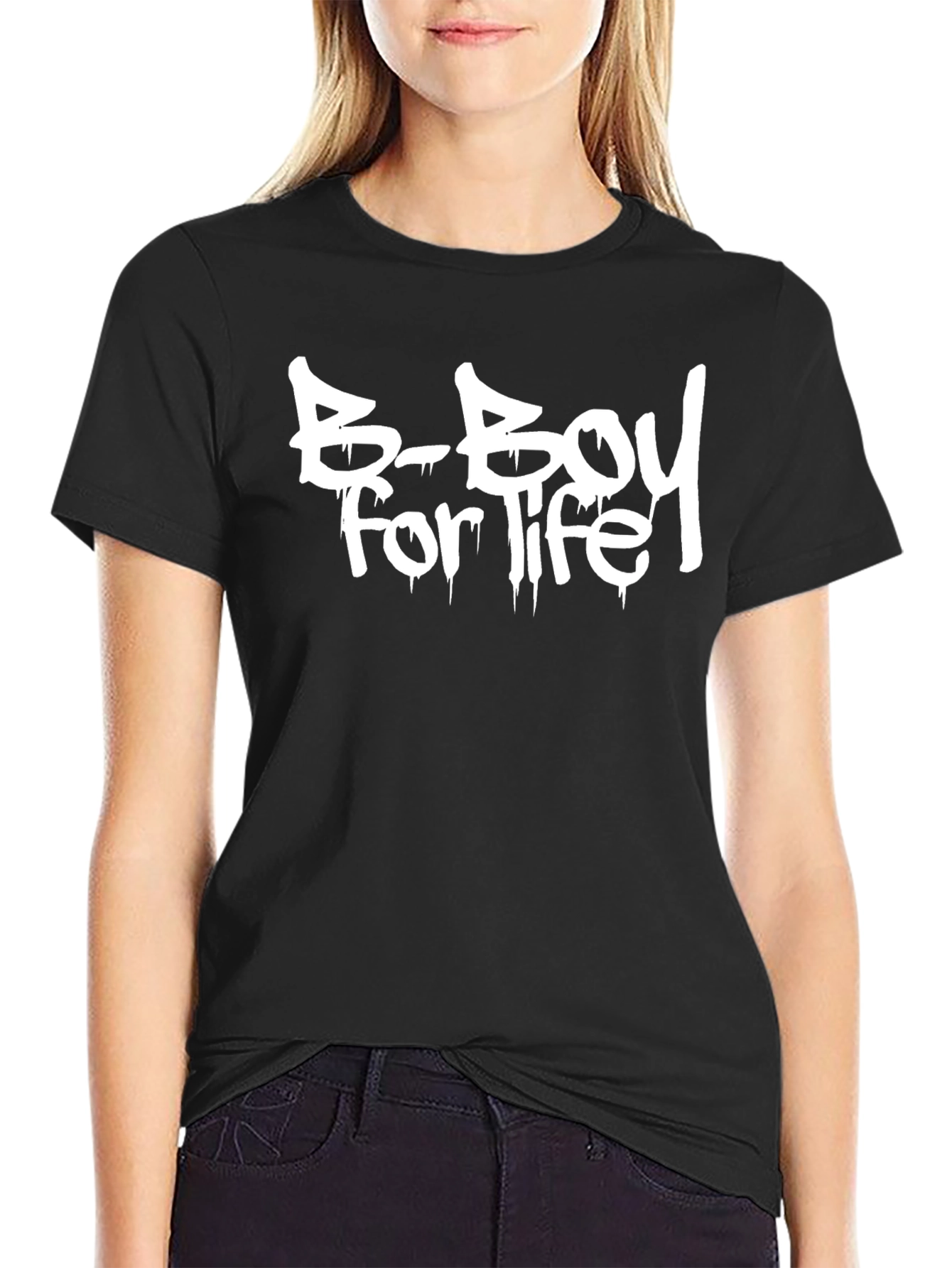 B-Boy for Life Black Graphic Tee