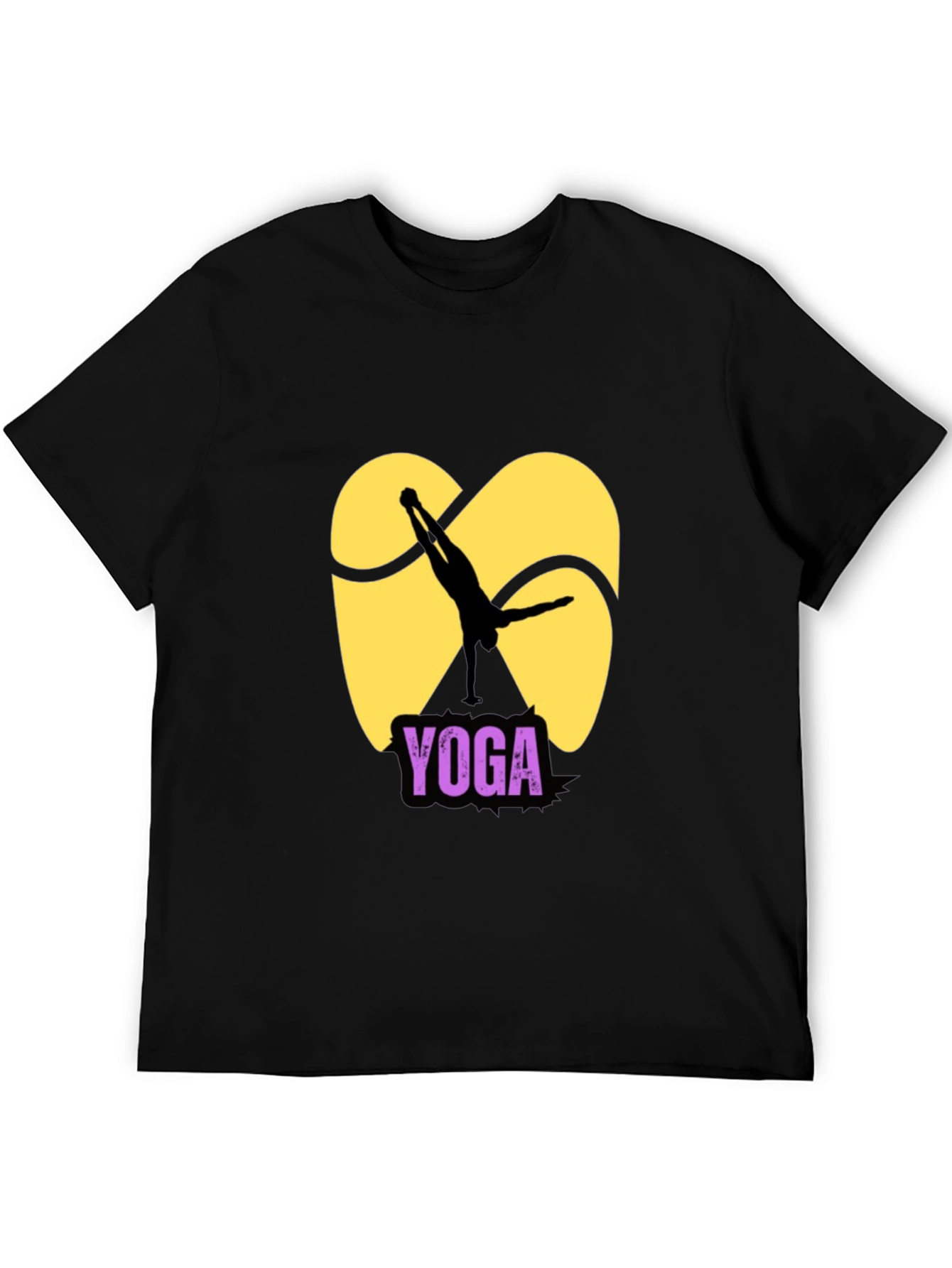 Yoga Silhouette Graphic T-Shirt