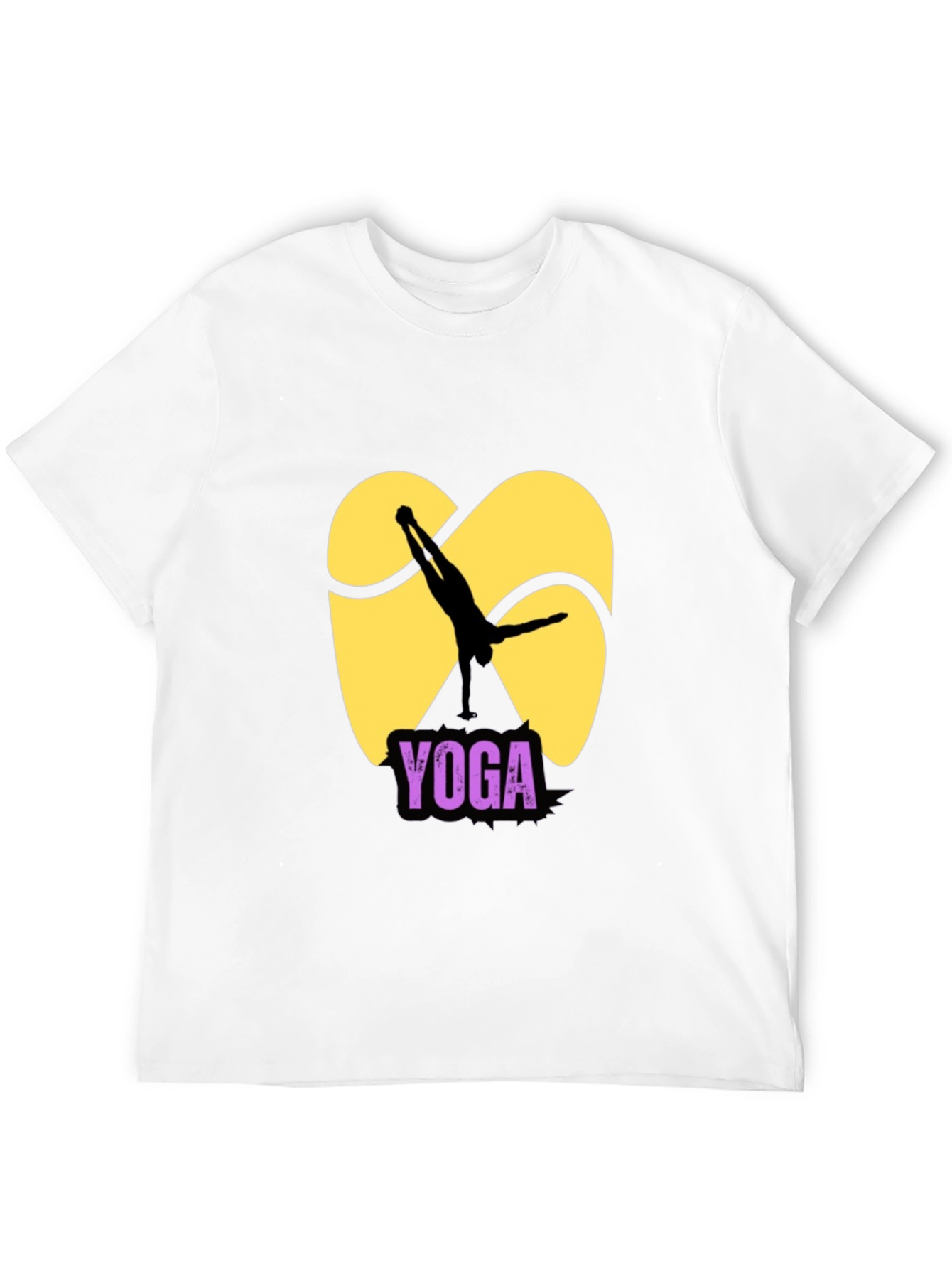 Yoga Silhouette Graphic T-Shirt