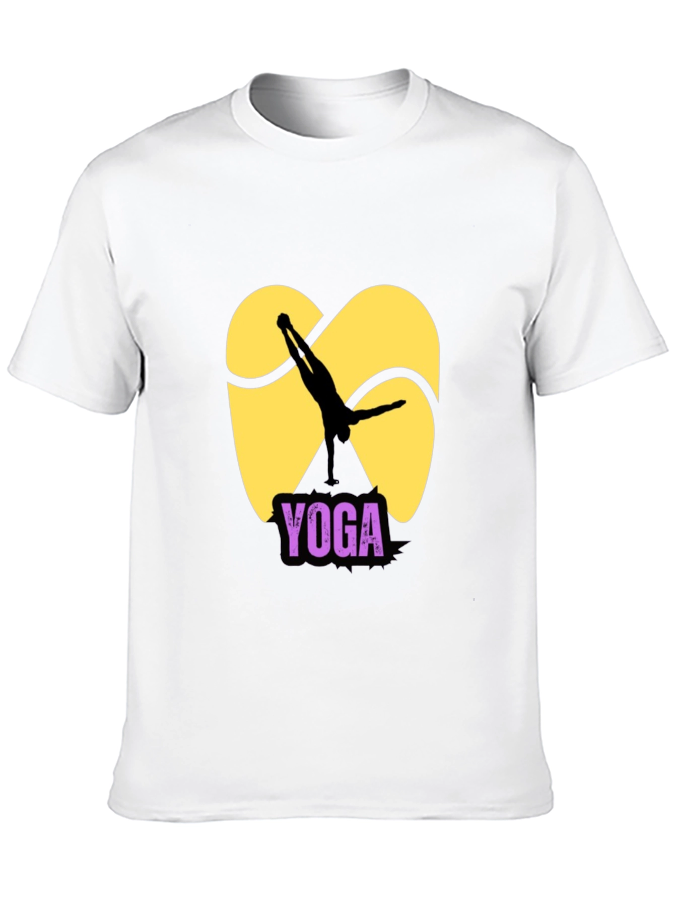 Yoga Silhouette Graphic T-Shirt
