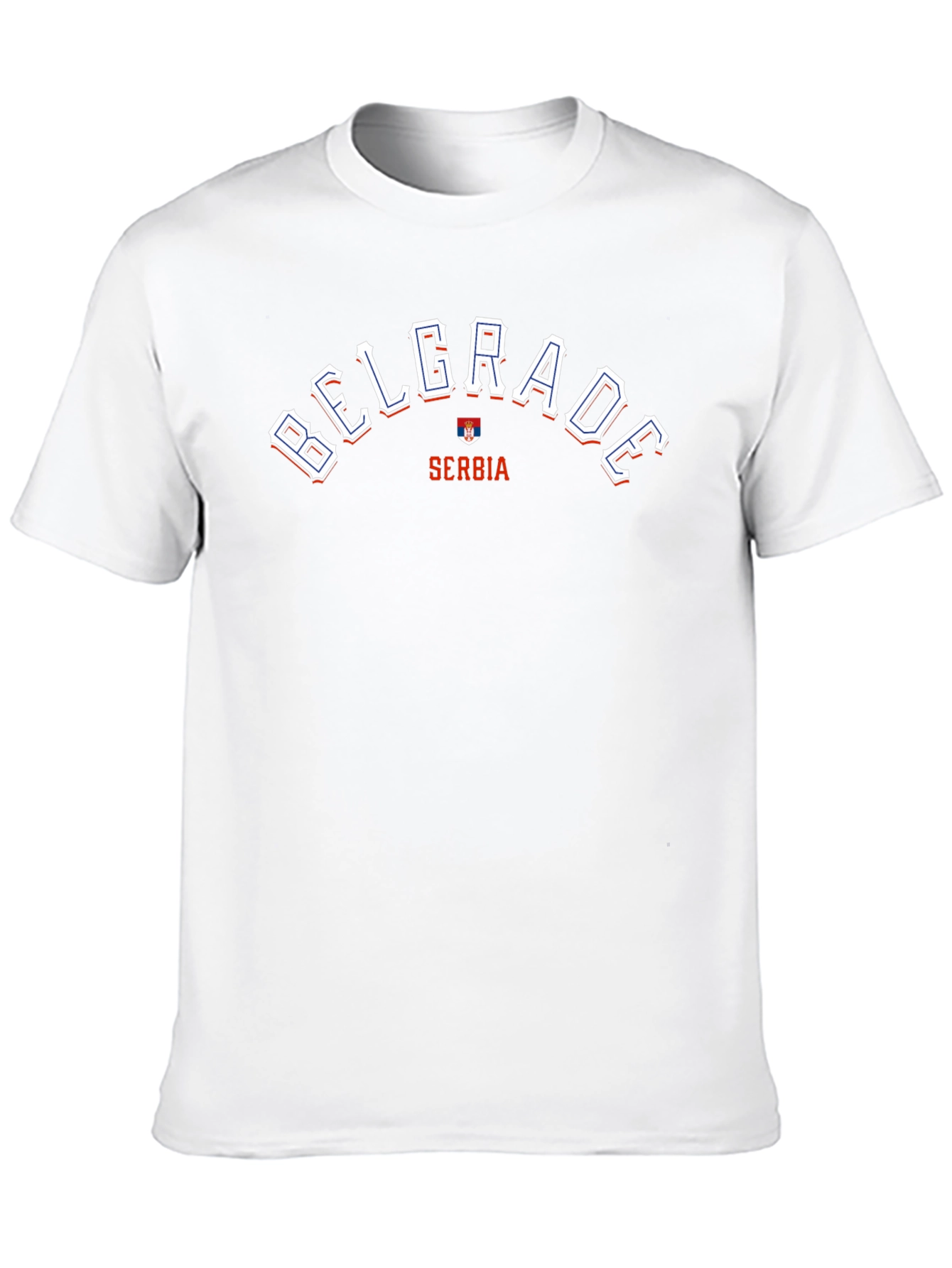 Belgrade Serbia T-Shirt - Black Graphic Tee