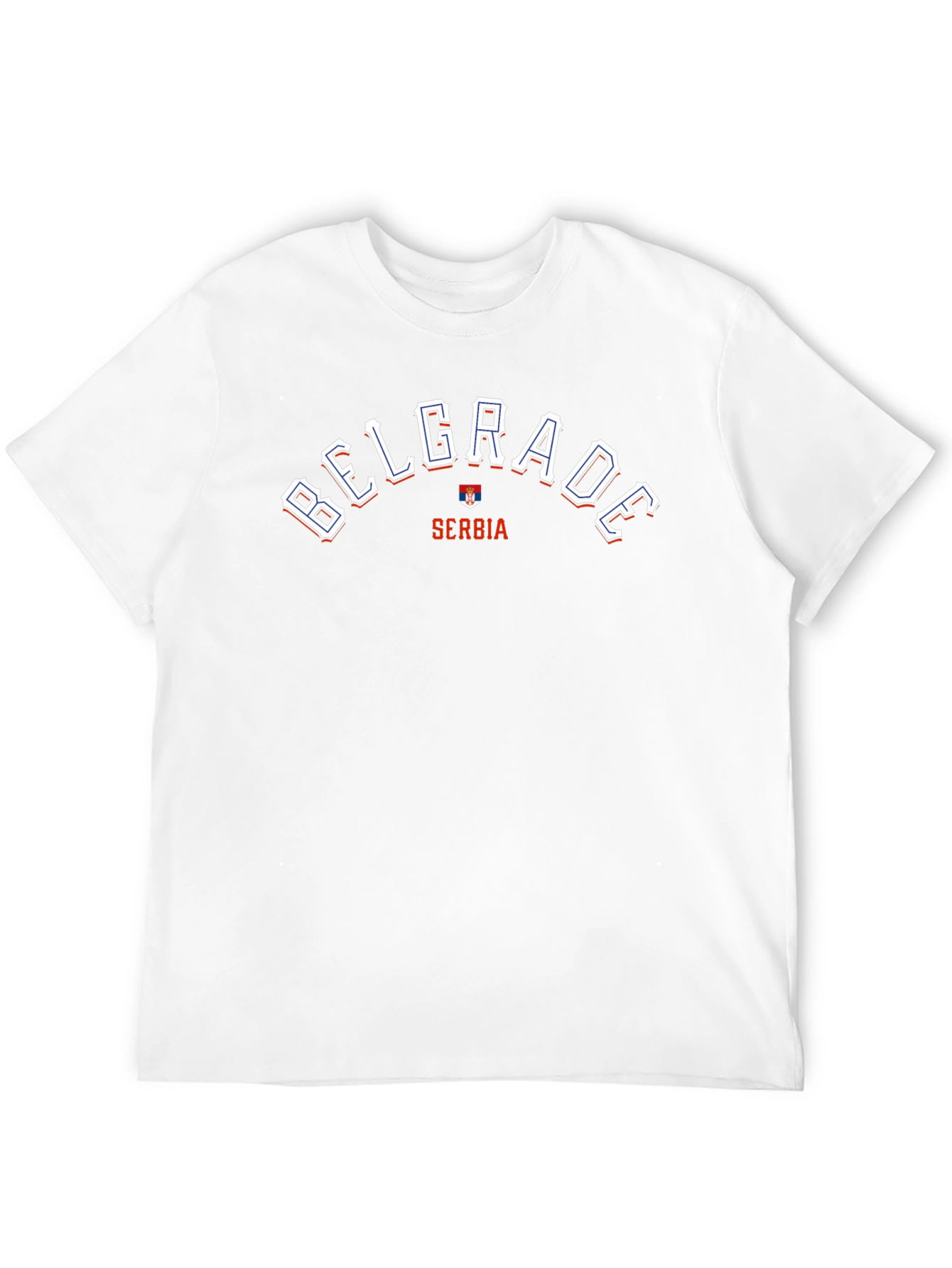 Belgrade Serbia T-Shirt - Black Graphic Tee
