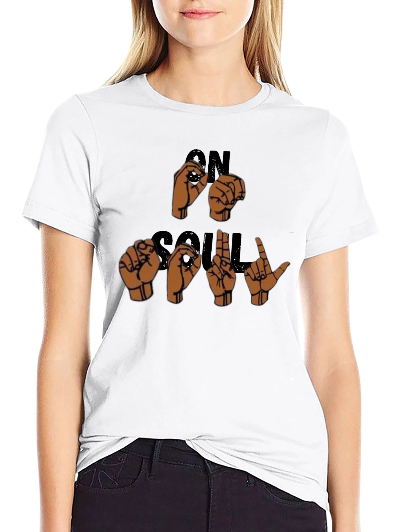 On Soul T-Shirt - Sign Language Design