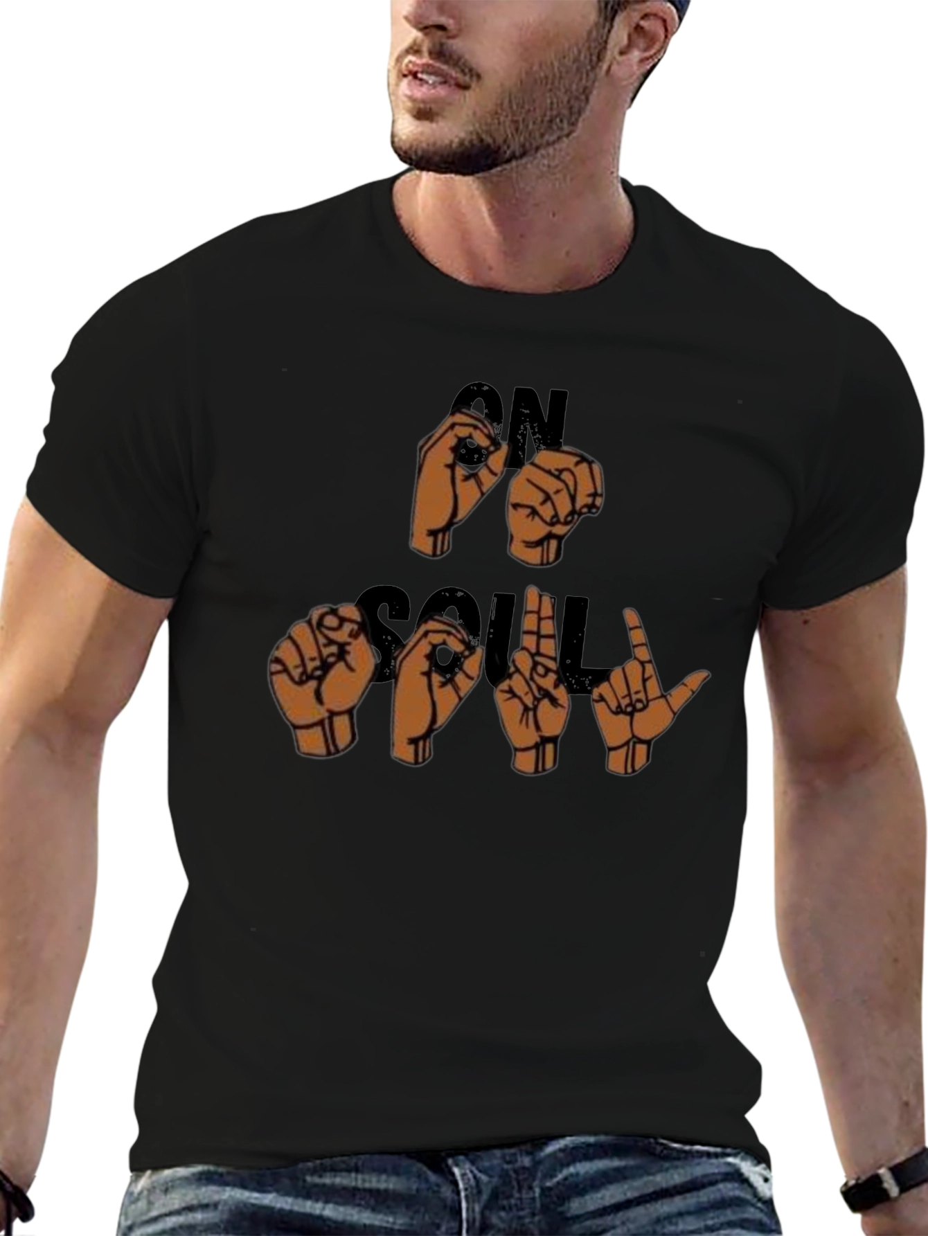 On Soul T-Shirt - Sign Language Design