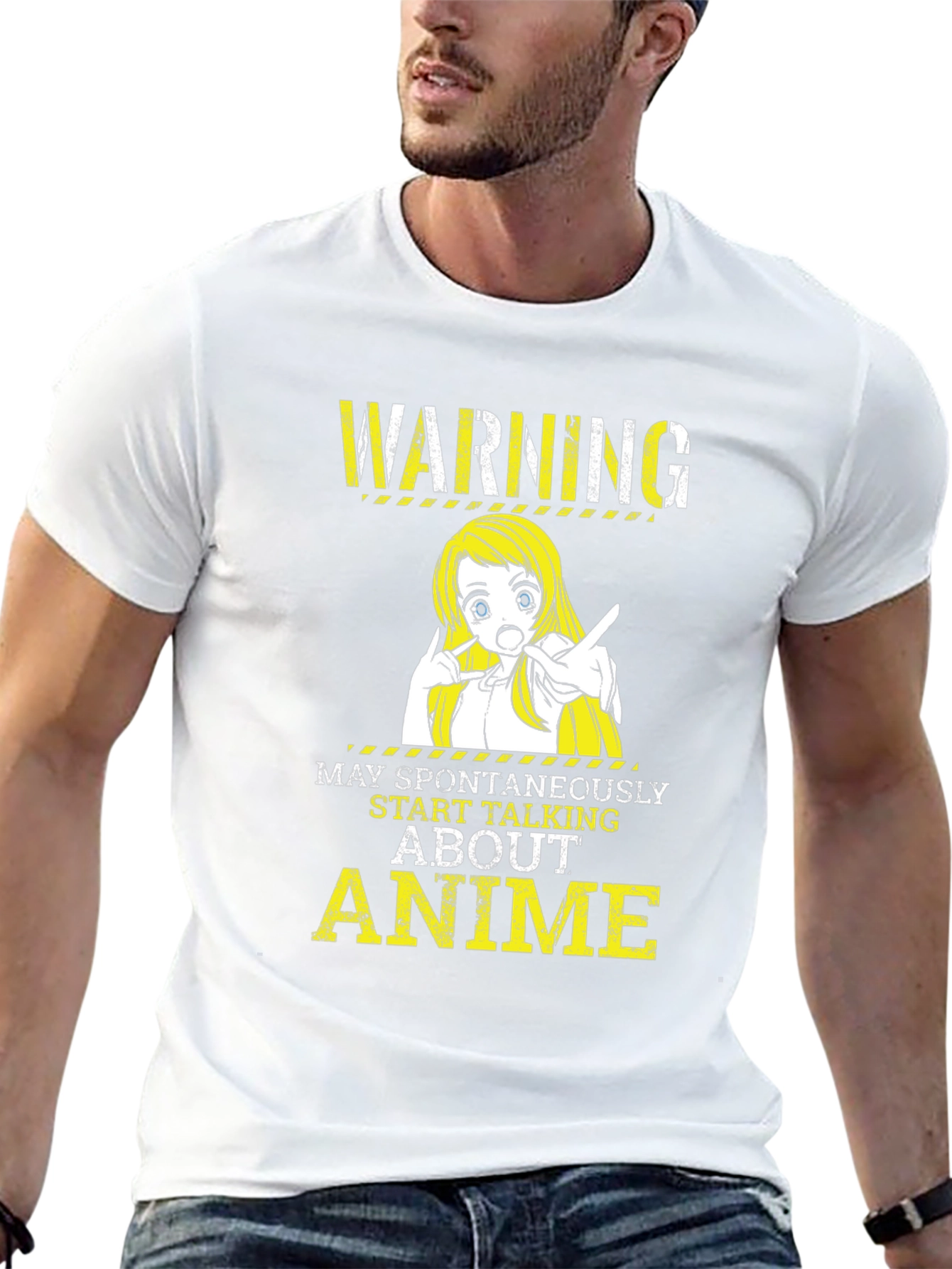 Anime Warning T-Shirt - Spontaneous Talking May Occur!