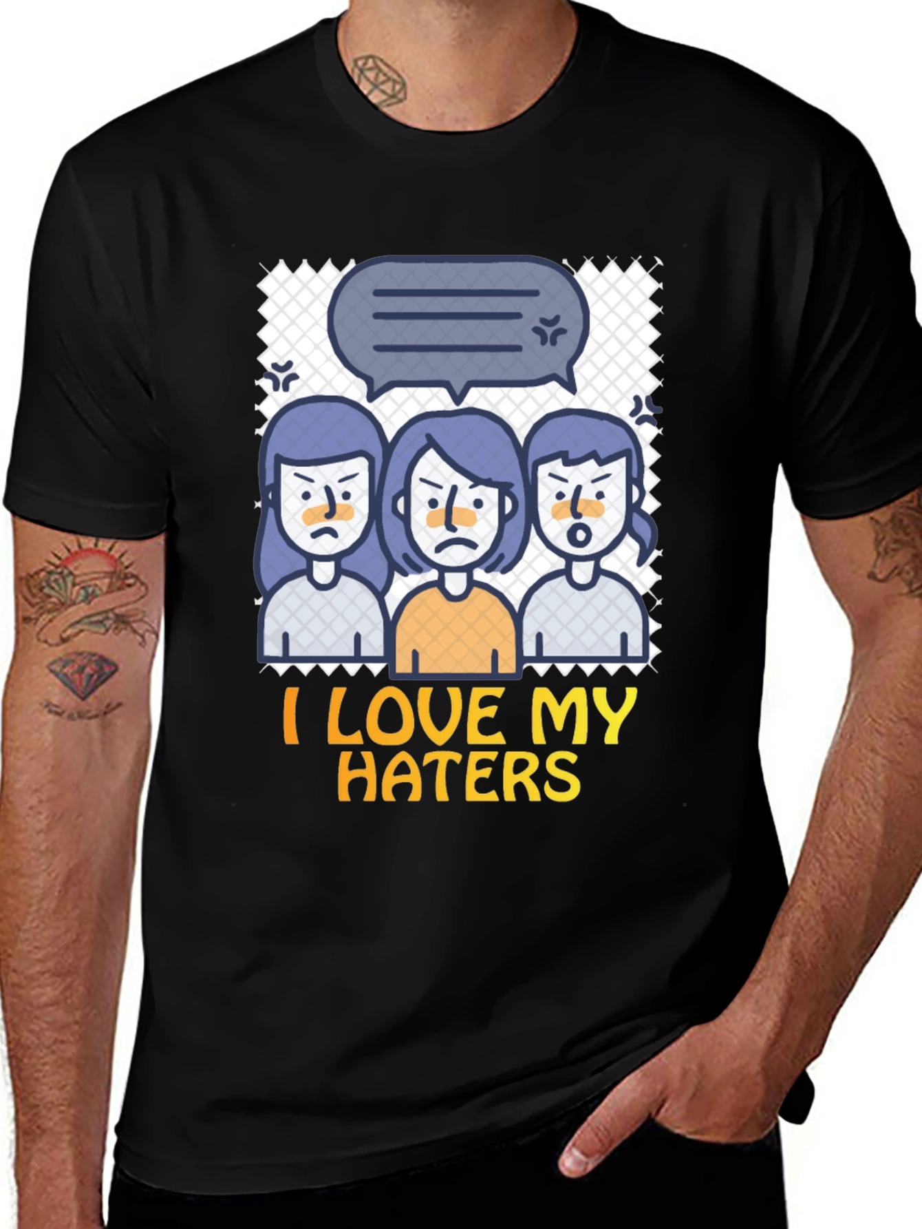 I Love My Haters Graphic Tee