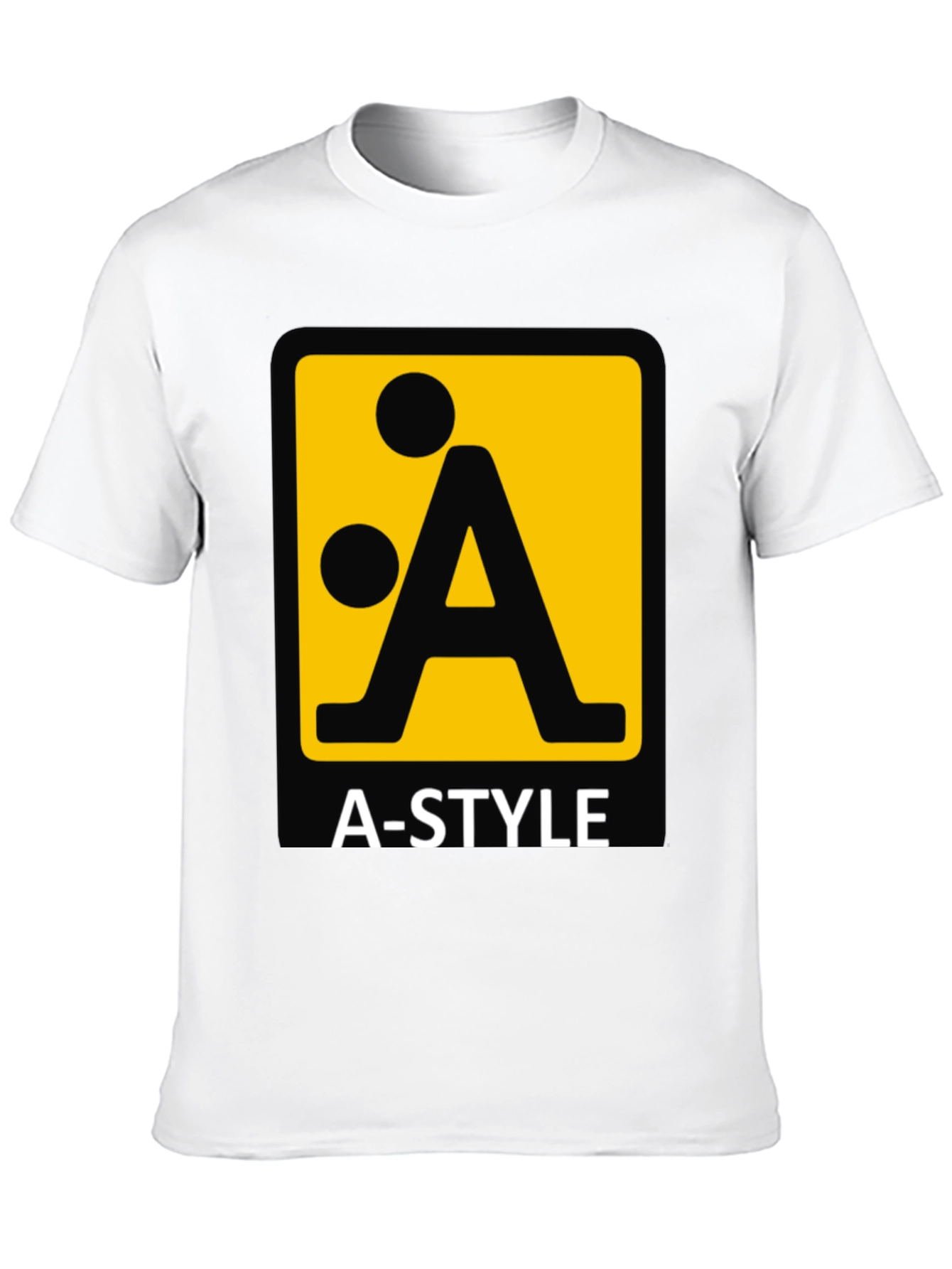 A-Style Logo Graphic Black T-Shirt
