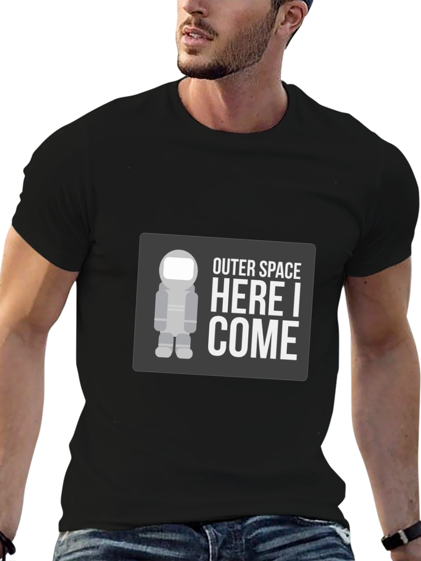 Outer Space Here I Come Graphic T-Shirt