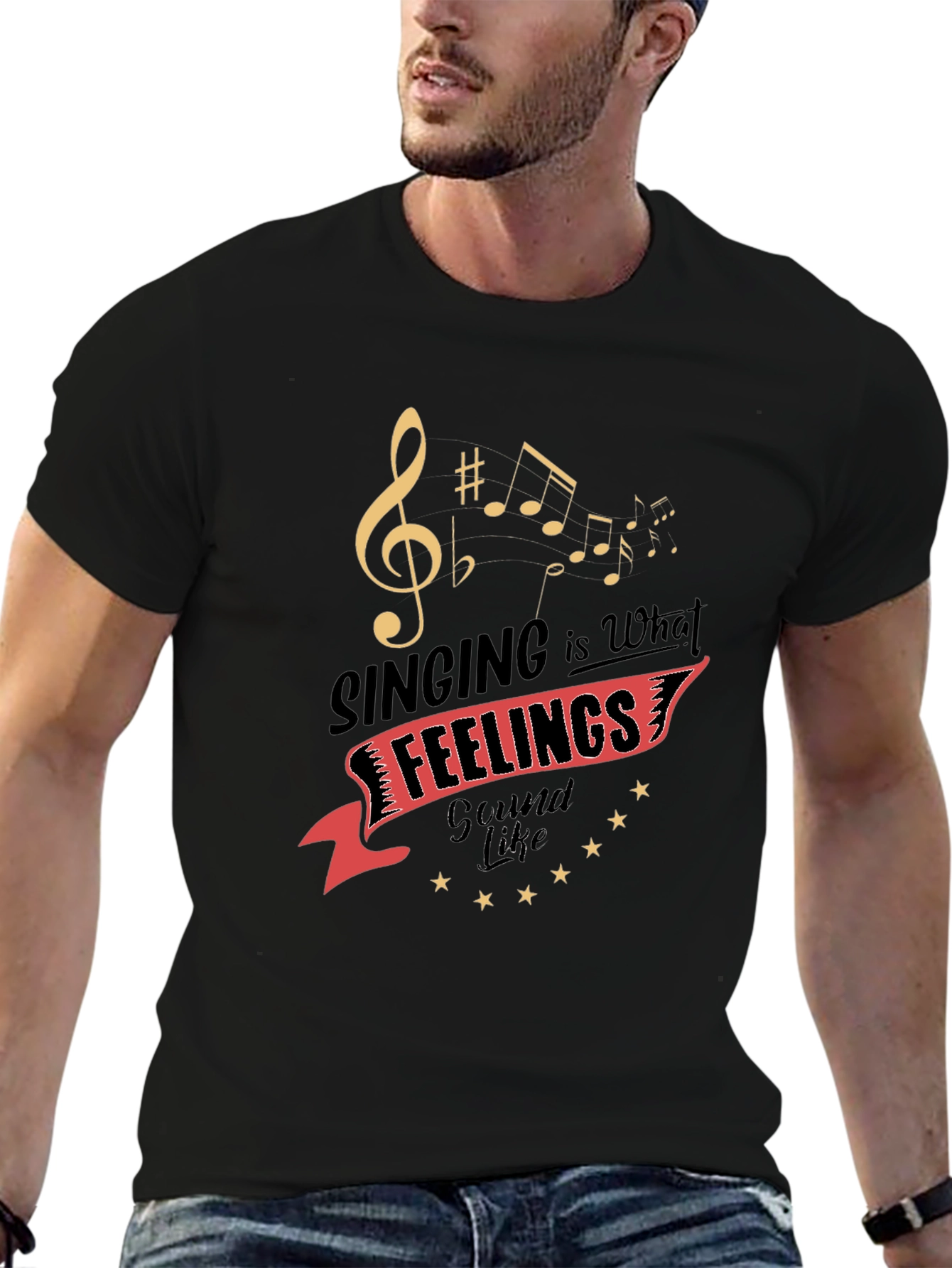 Singing is What Feelings Sound Like Graphic Tee