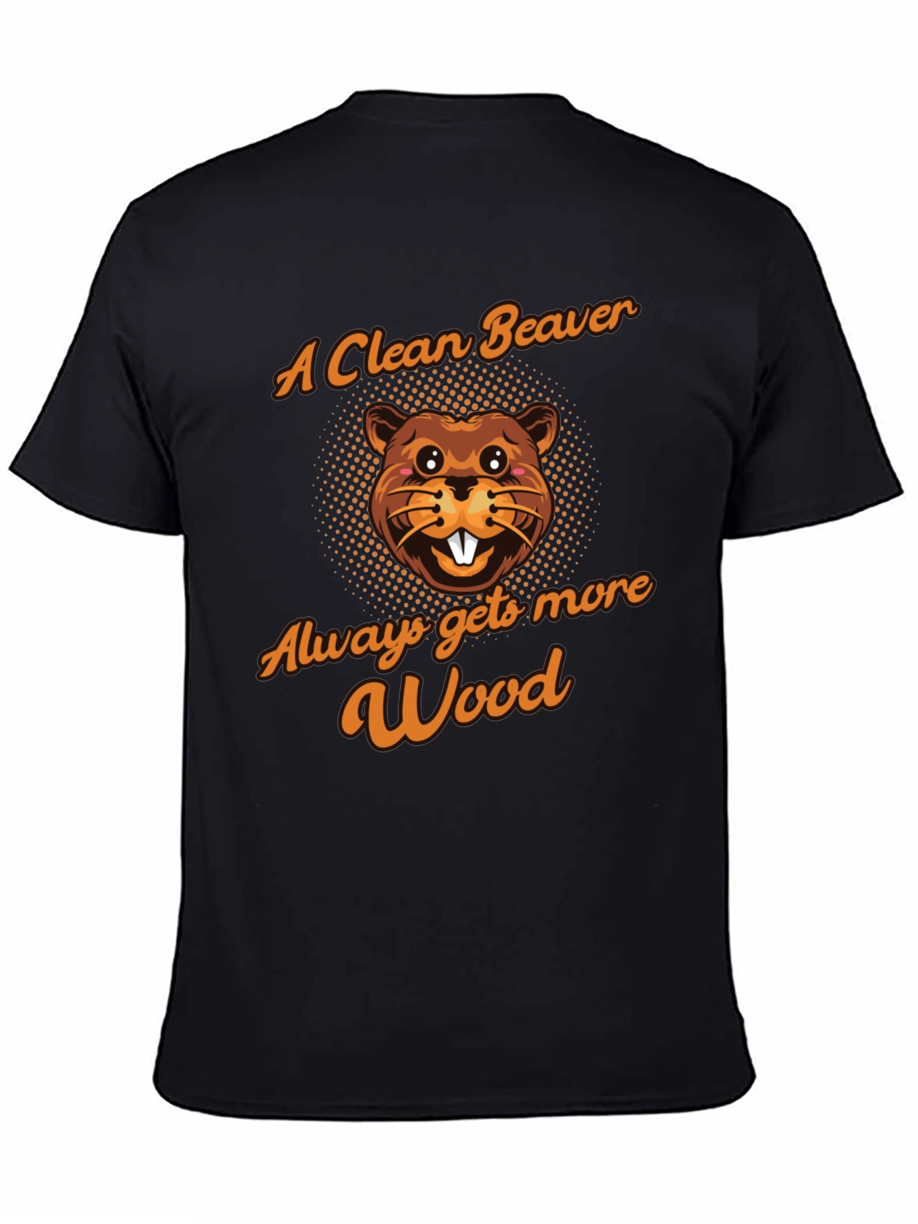 Funny Beaver Graphic T-Shirt - More Wood