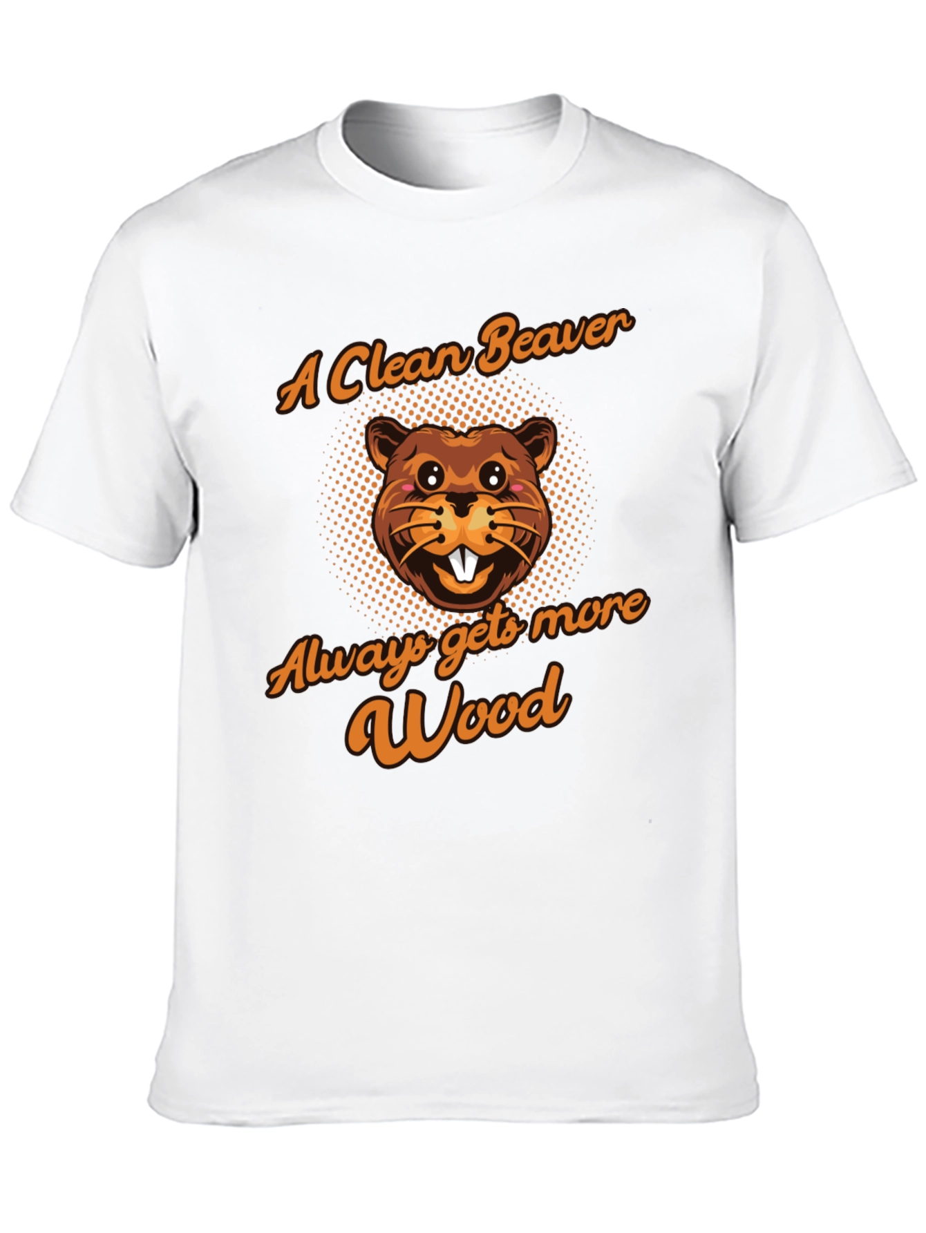 Funny Beaver Graphic T-Shirt - More Wood