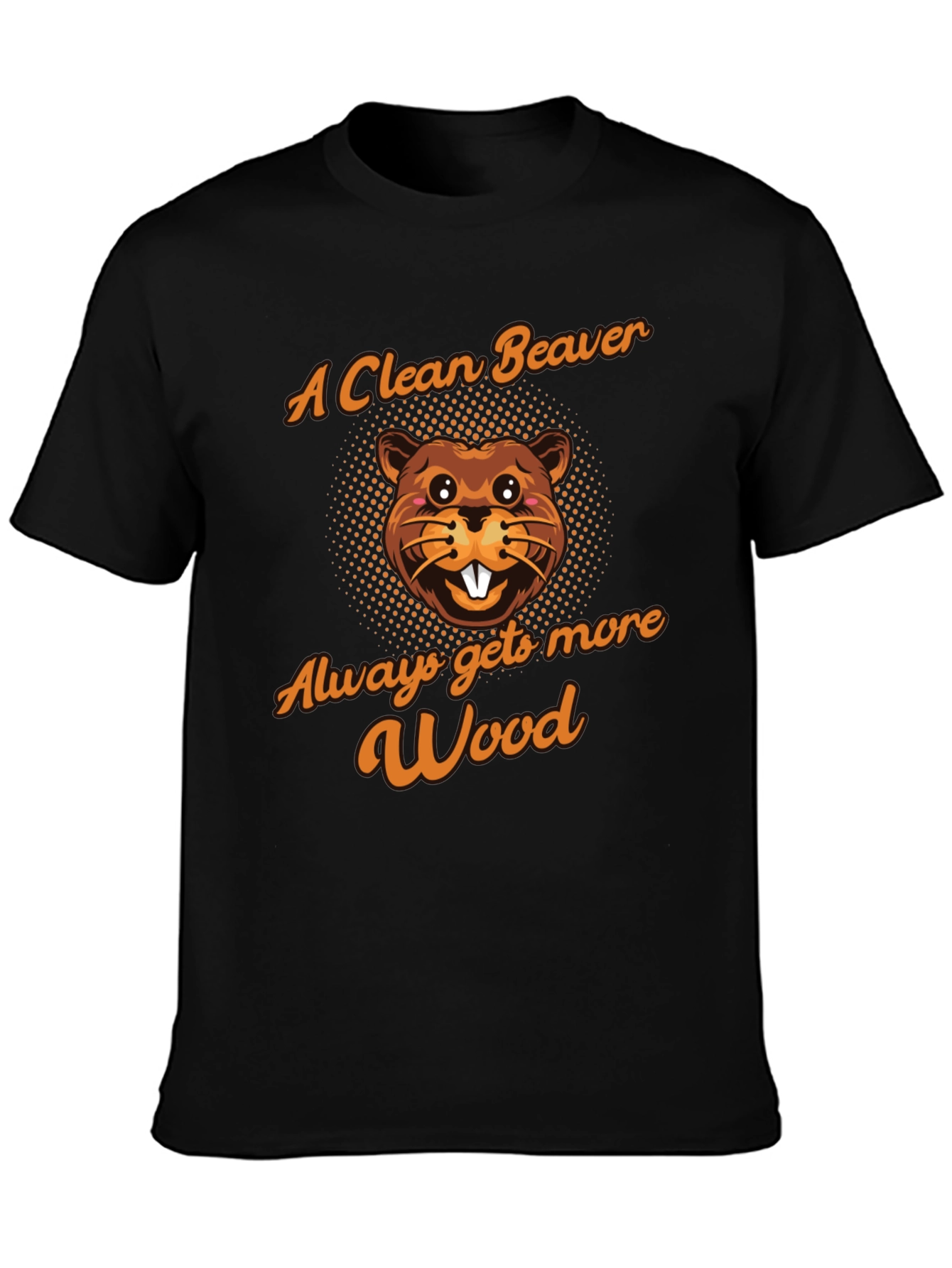 Funny Beaver Graphic T-Shirt - More Wood