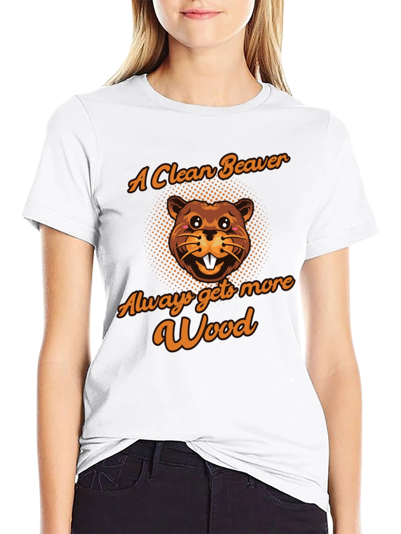 Funny Beaver Graphic T-Shirt - More Wood