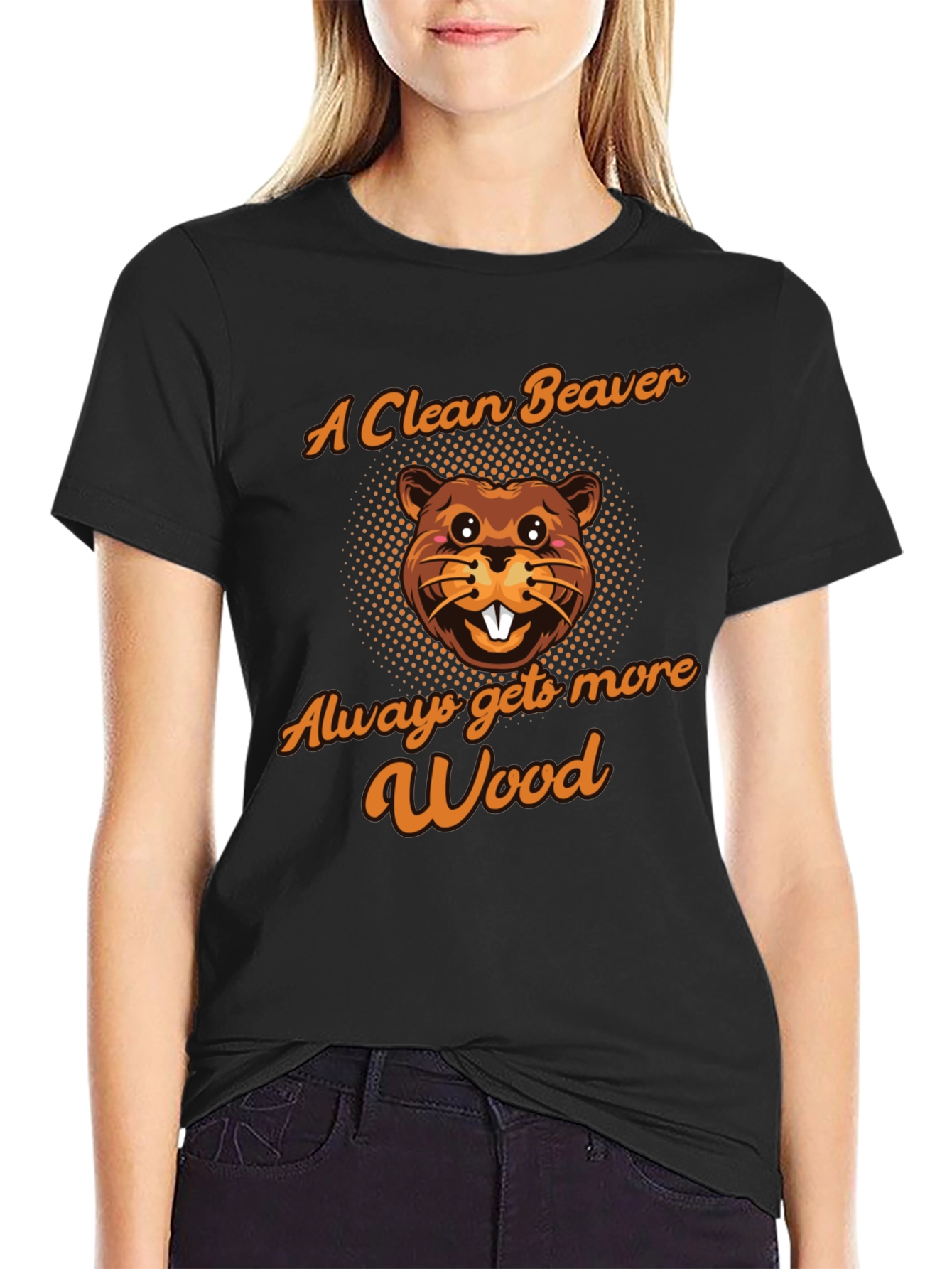Funny Beaver Graphic T-Shirt - More Wood