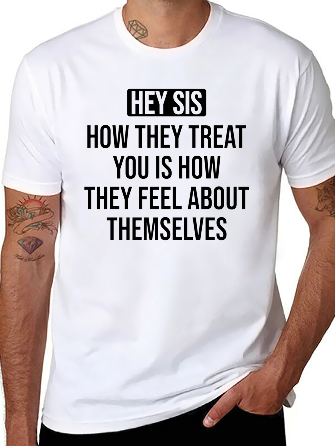 Hey Sis Graphic T-Shirt - Motivational Unisex Tee
