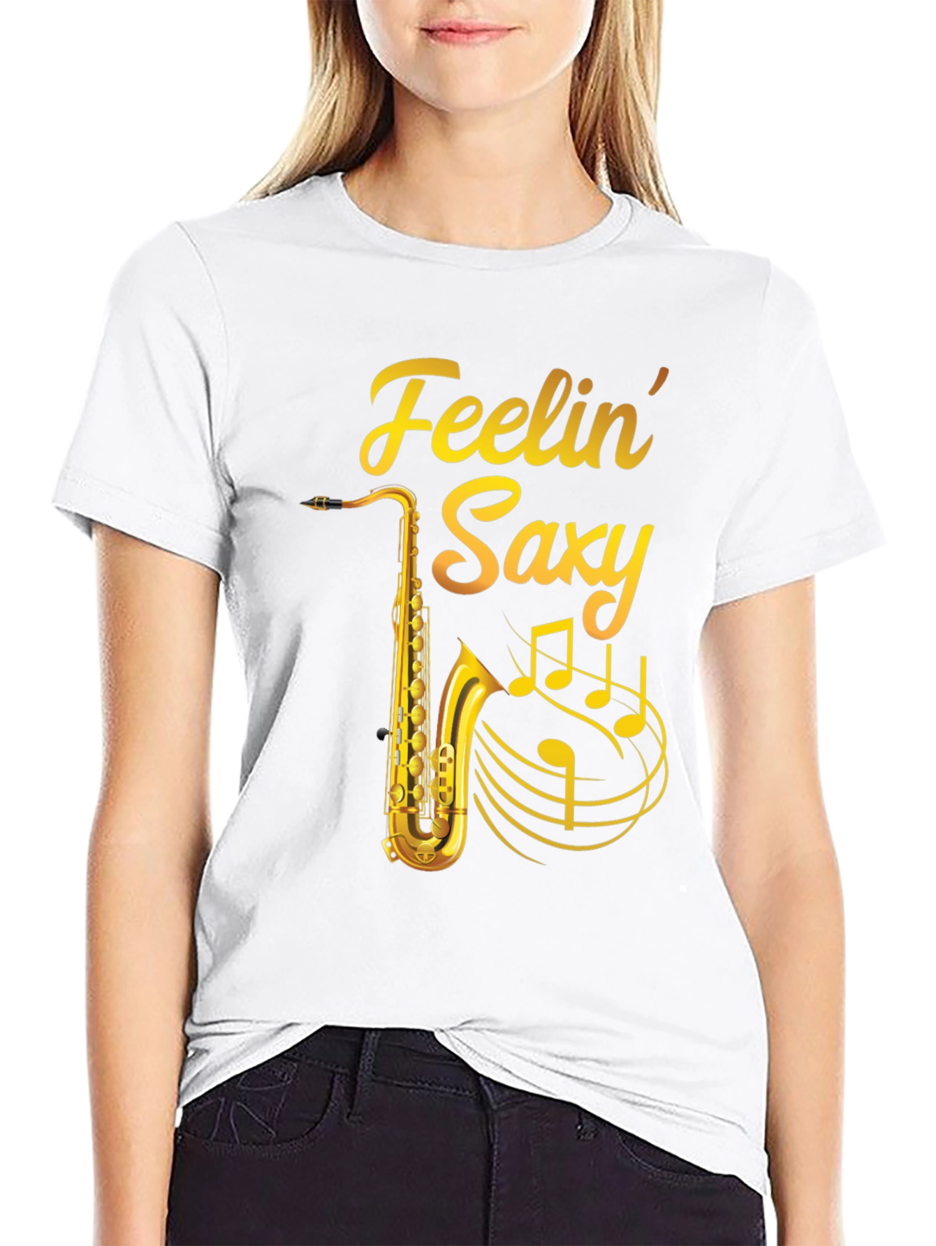 Feelin Saxy T-Shirt - Musicians Tee