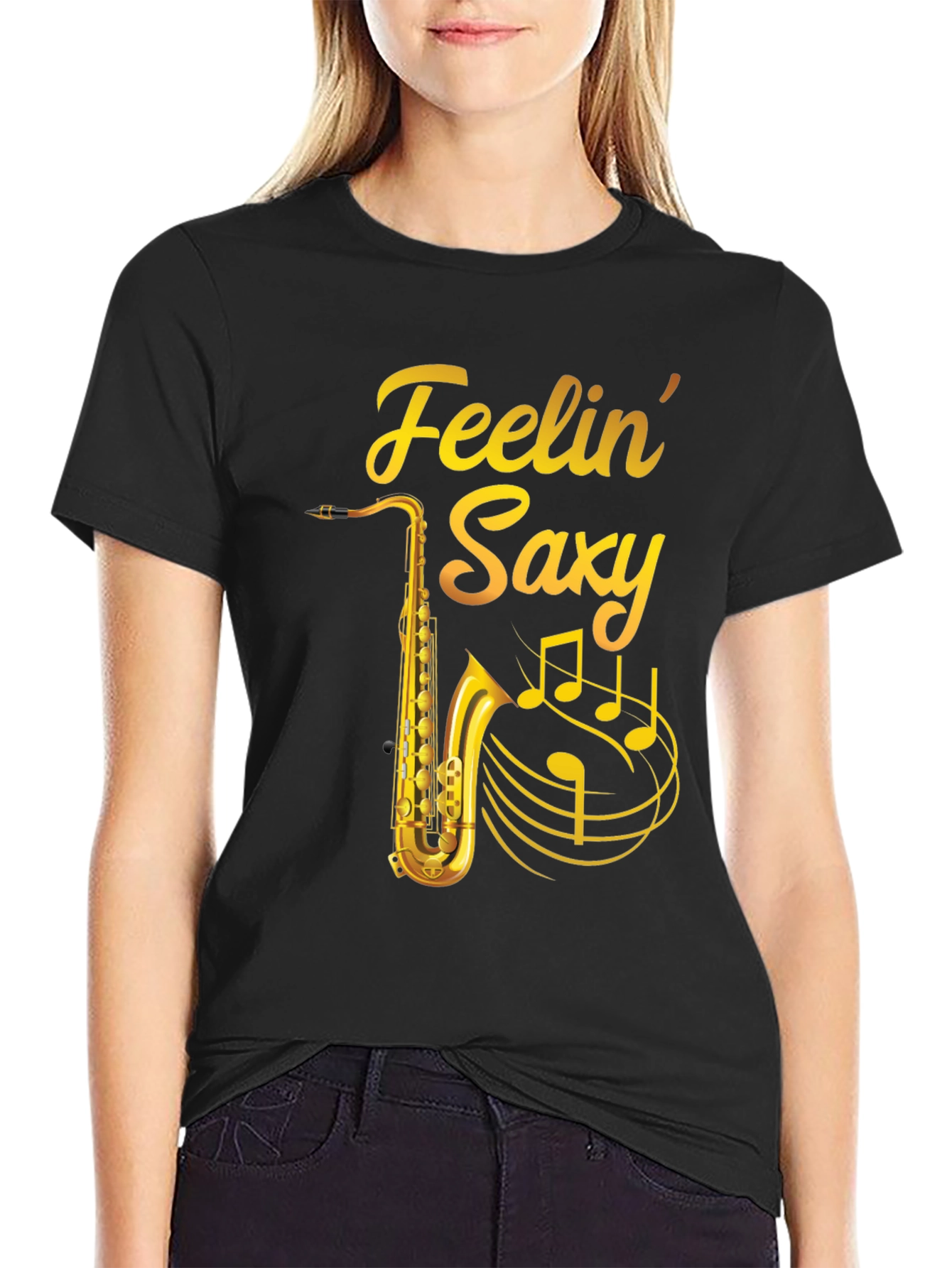 Feelin Saxy T-Shirt - Musicians Tee