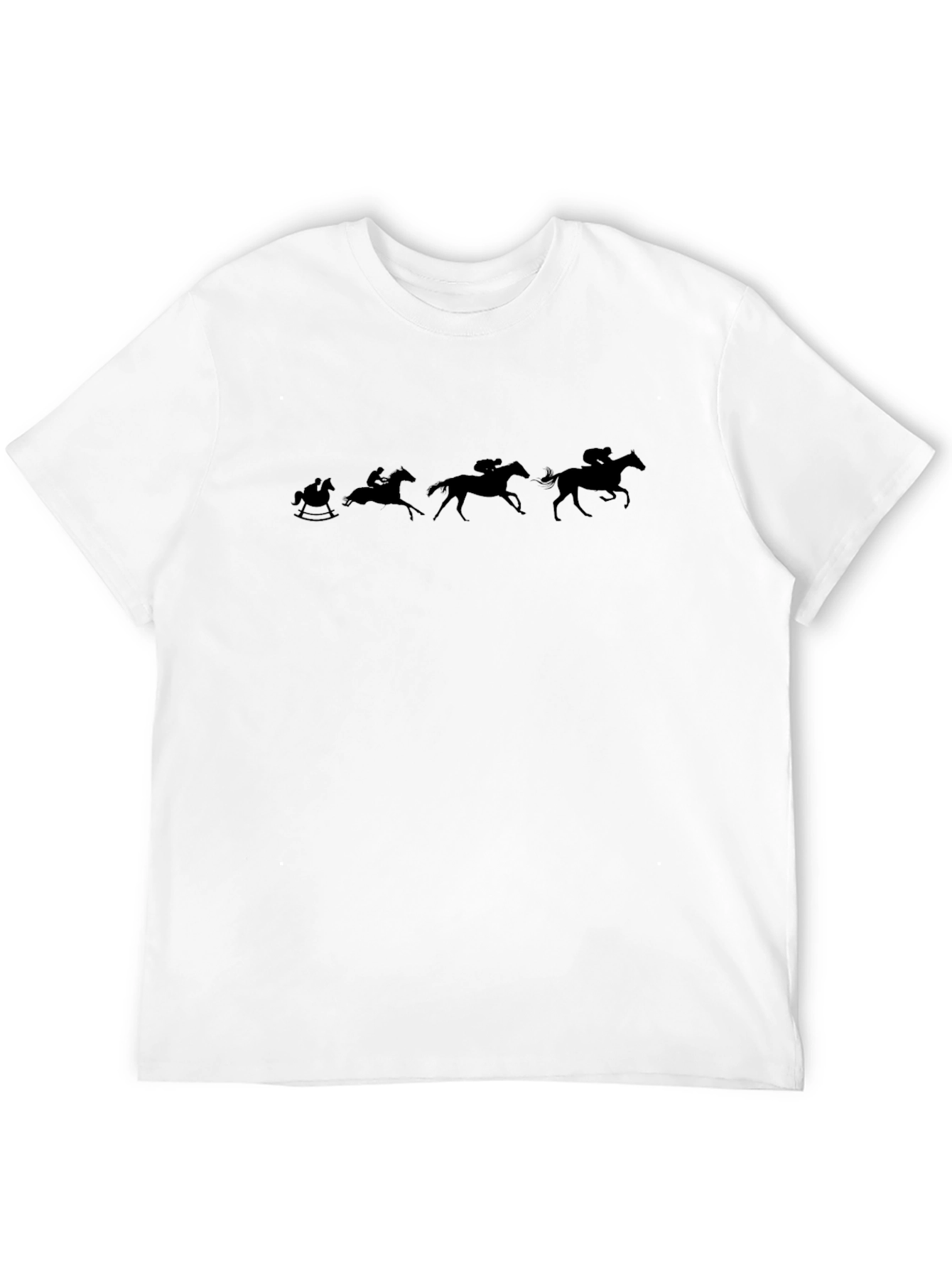 Horse Evolution Black T-Shirt