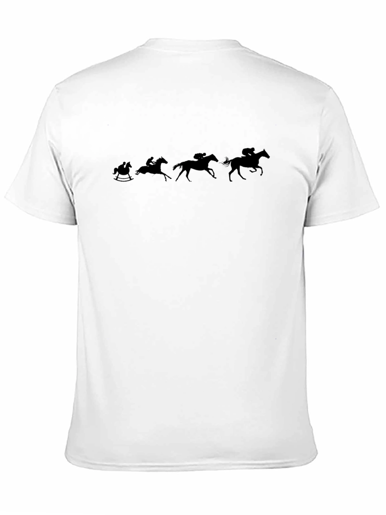 Horse Evolution Black T-Shirt