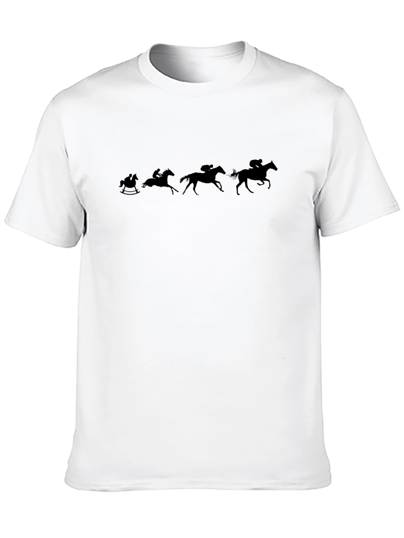 Horse Evolution Black T-Shirt