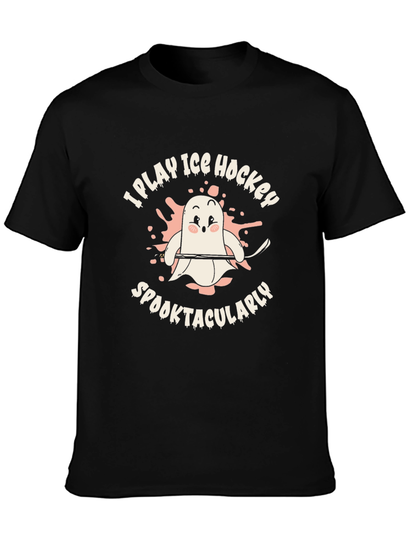 I Play Ice Hockey Spooktacularly T-Shirt