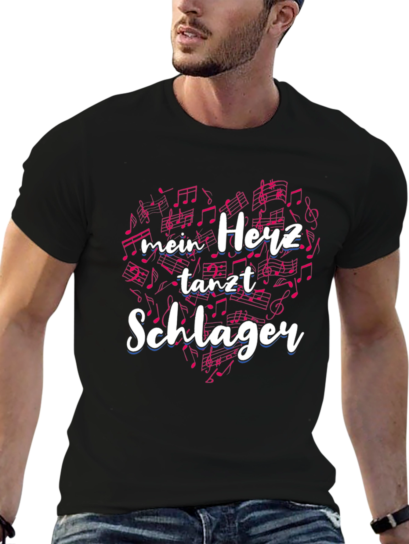 Mein Herz Tanzt Schlager Graphic T-Shirt