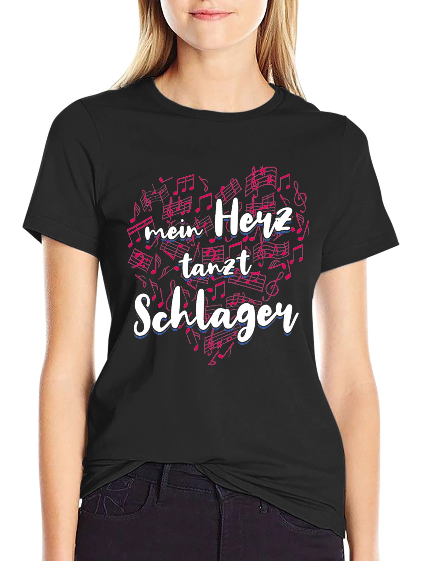 Mein Herz Tanzt Schlager Graphic T-Shirt