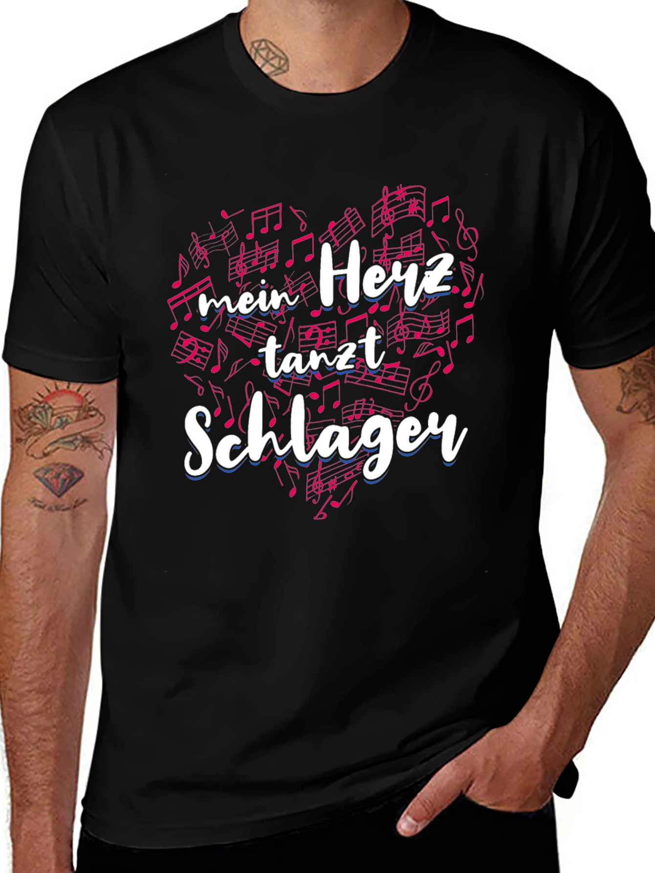 Mein Herz Tanzt Schlager Graphic T-Shirt