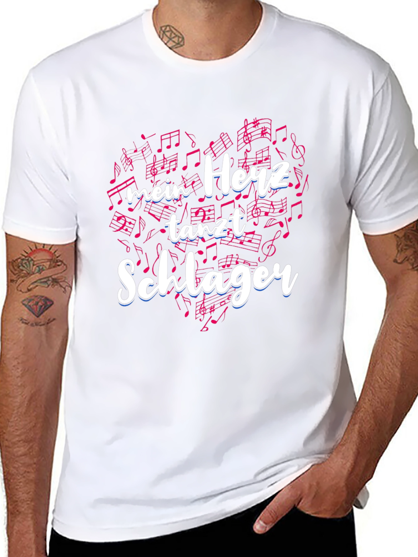 Mein Herz Tanzt Schlager Graphic T-Shirt