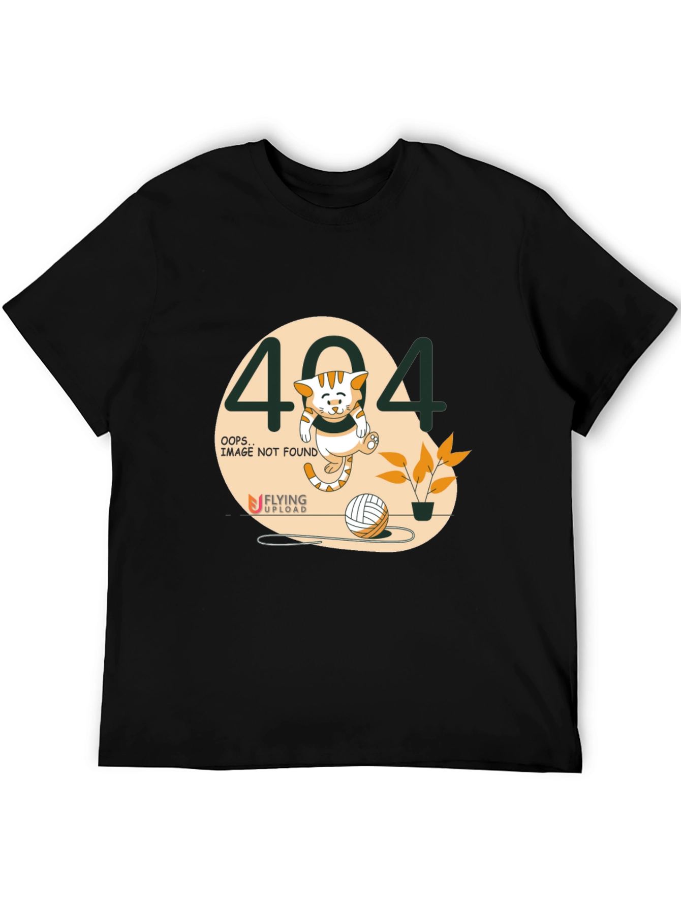 404 Error Cat T-Shirt - Funny Graphic Tee
