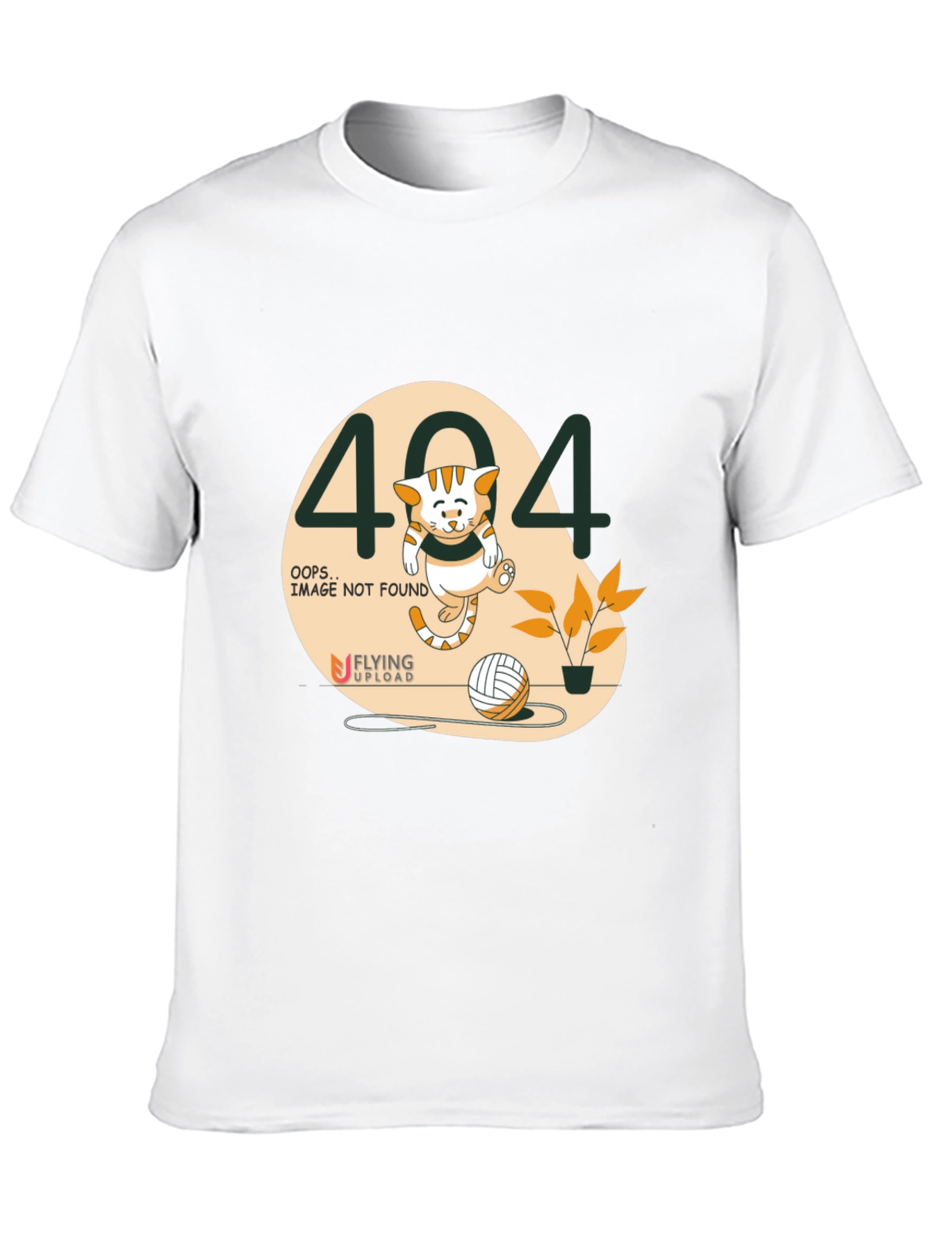 404 Error Cat T-Shirt - Funny Graphic Tee