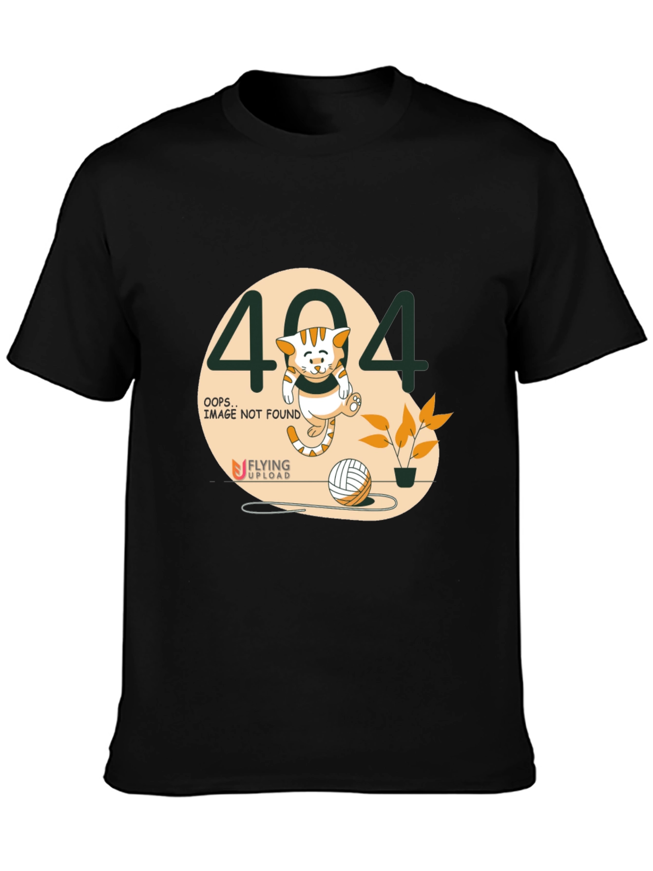404 Error Cat T-Shirt - Funny Graphic Tee