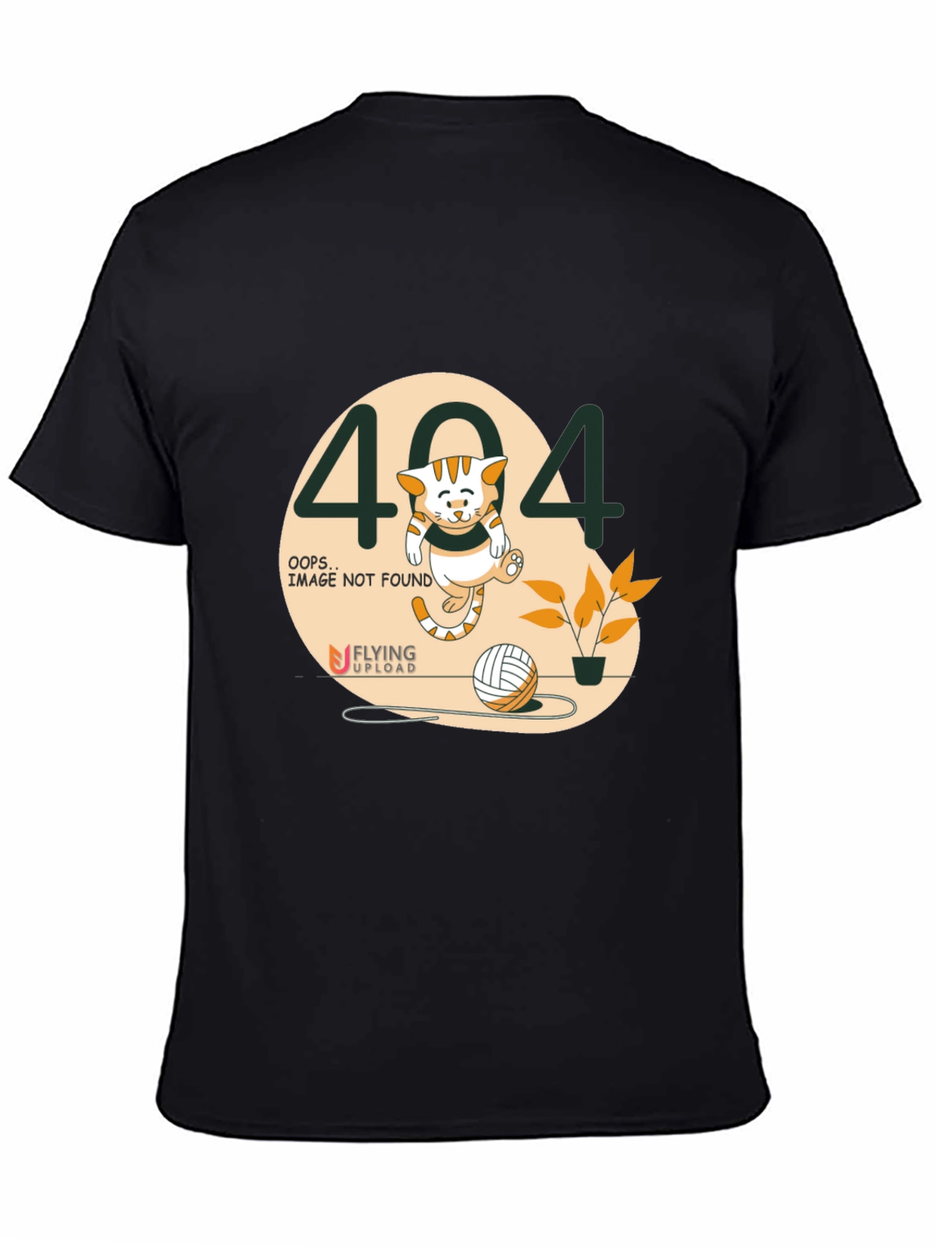 404 Error Cat T-Shirt - Funny Graphic Tee