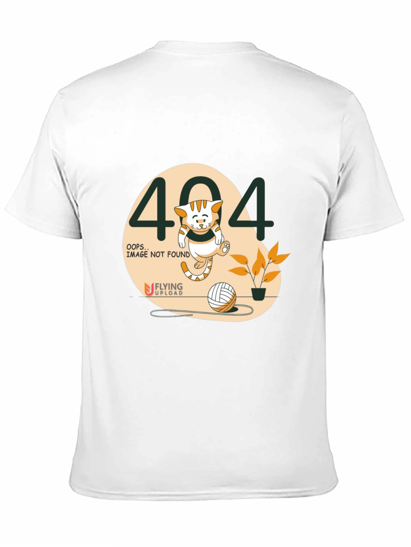 404 Error Cat T-Shirt - Funny Graphic Tee