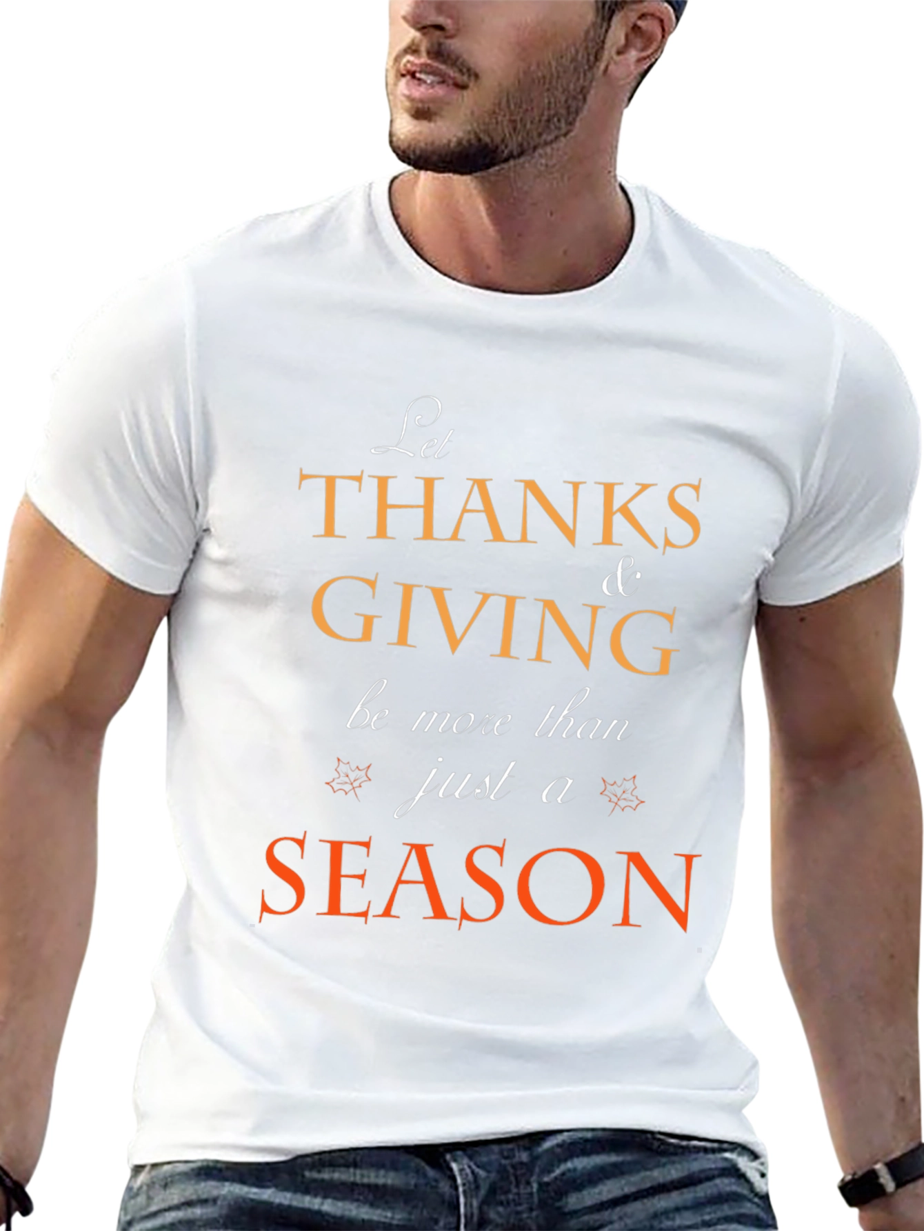 Thanksgiving Season Graphic Tee - Black