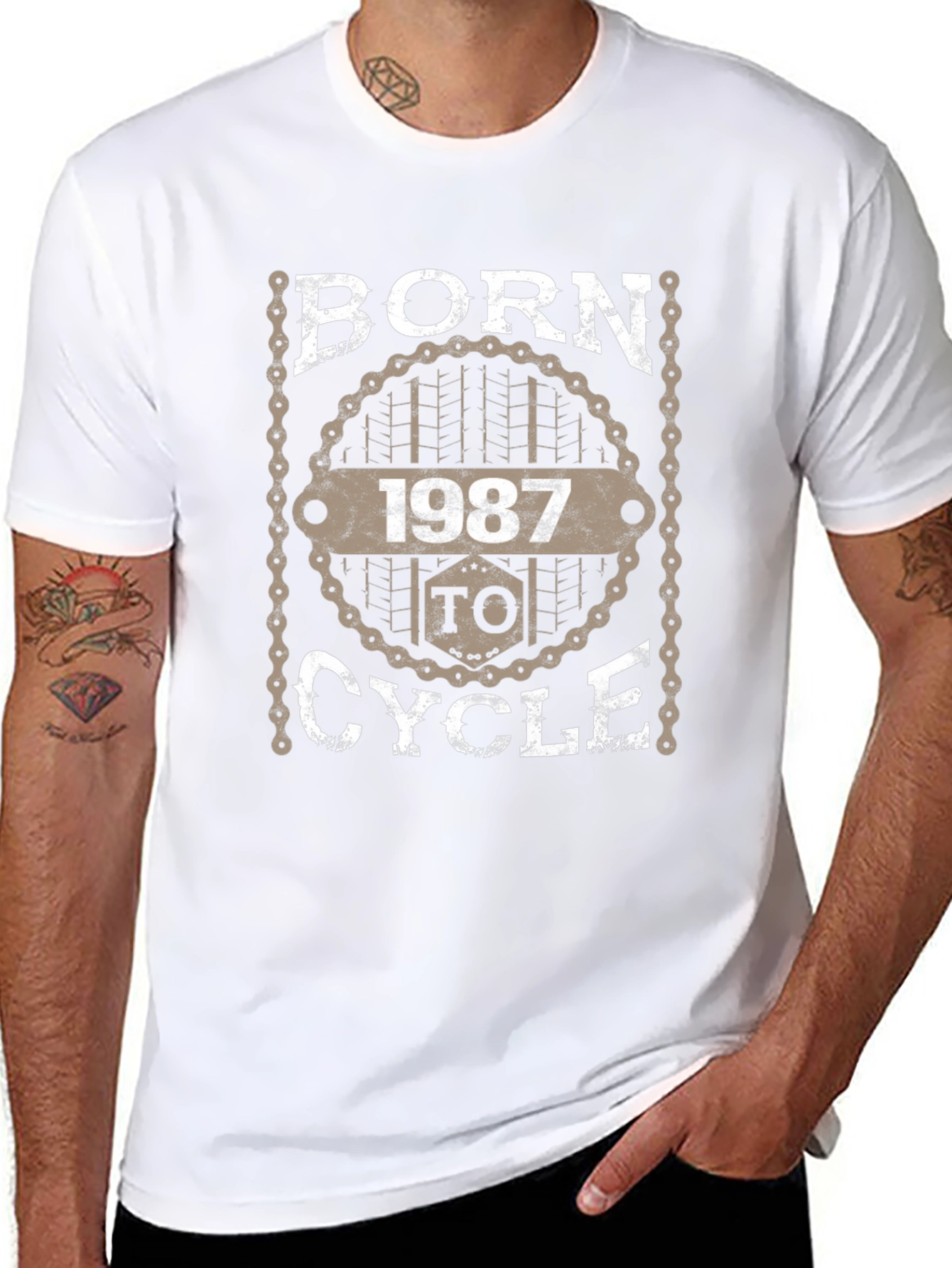 Born In 1987 To Cycle T-Shirt